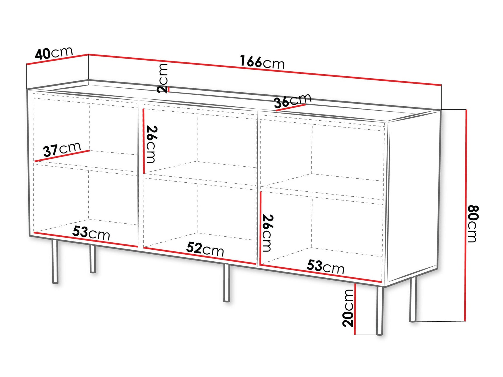 Sideboard Charlotte U100