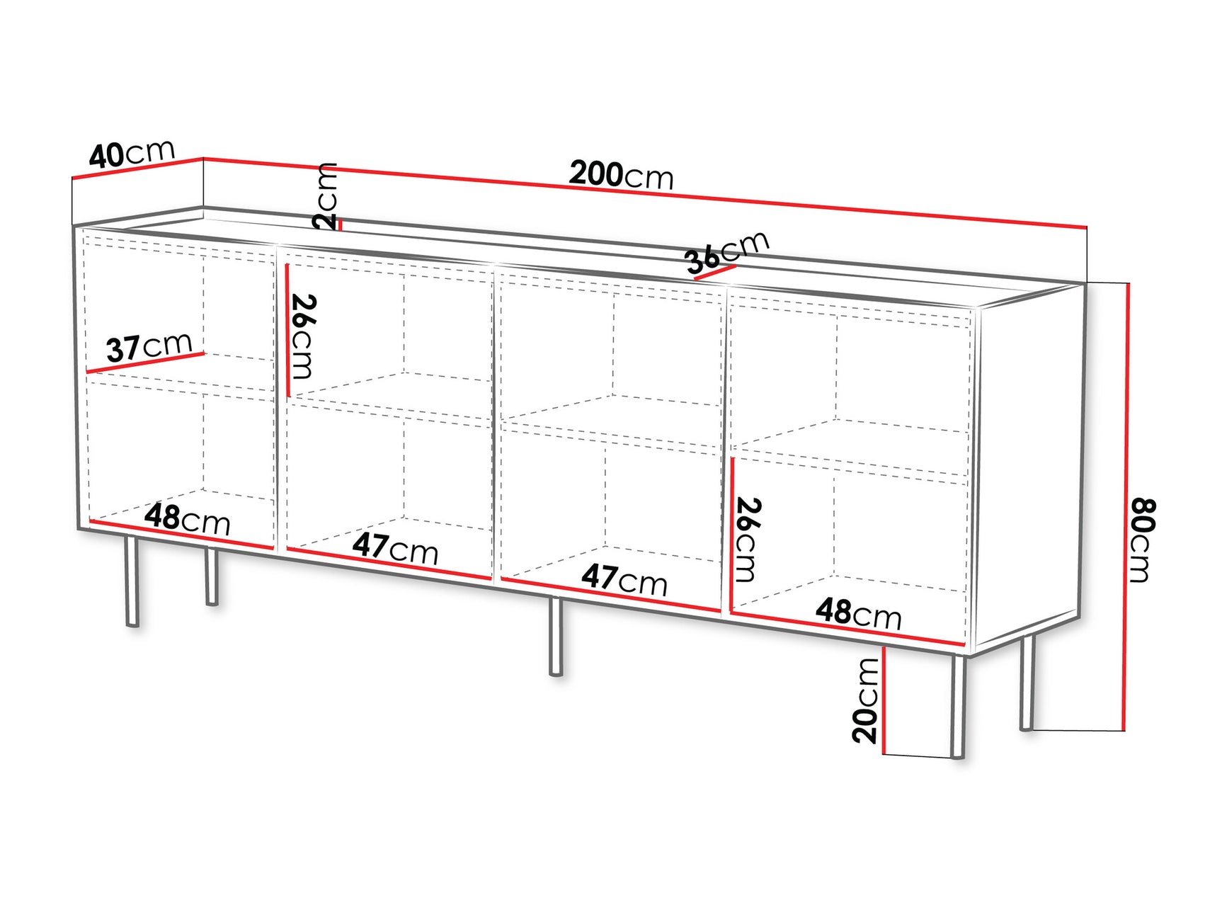Sideboard Charlotte U101