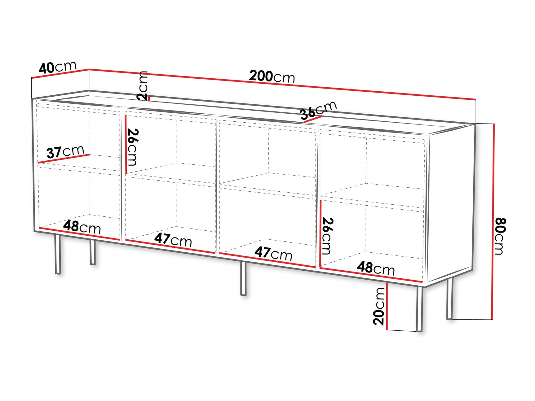 Sideboard Charlotte U101