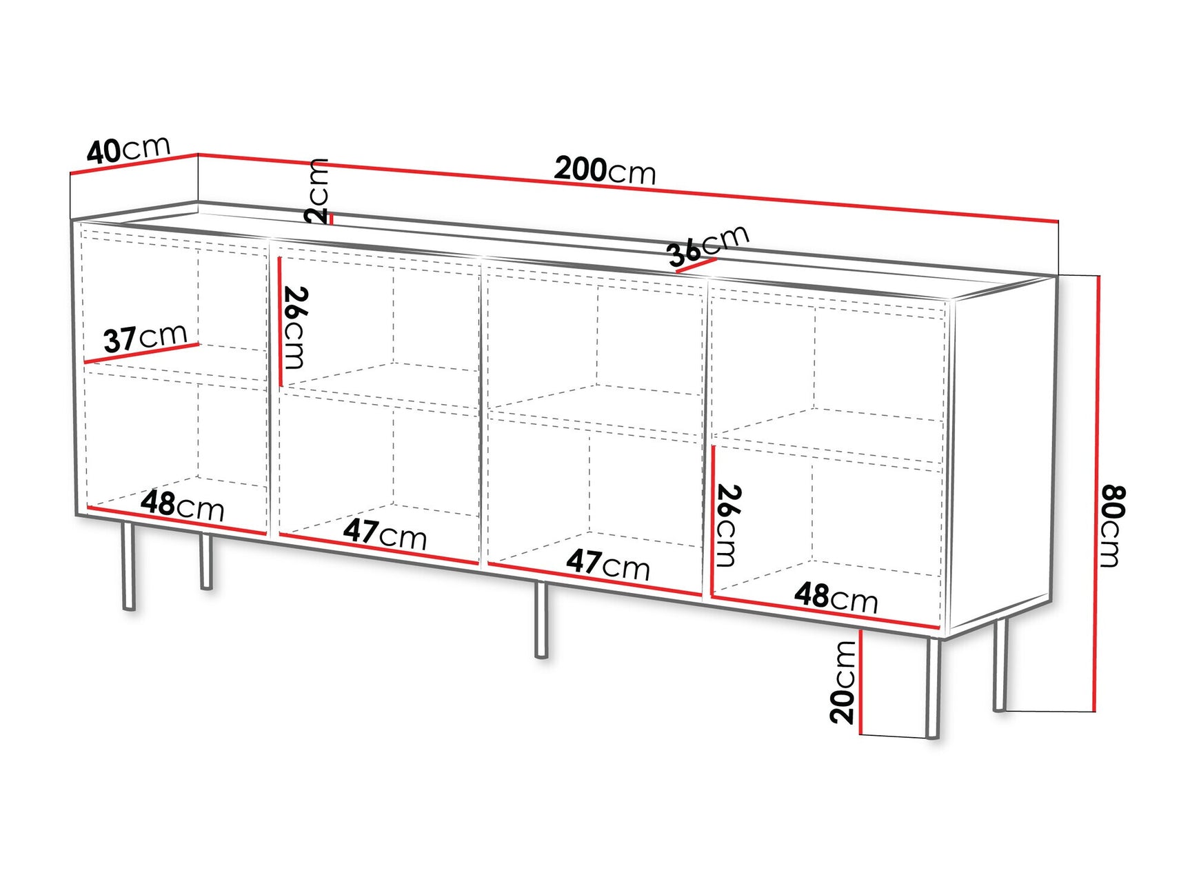 Sideboard Charlotte U101