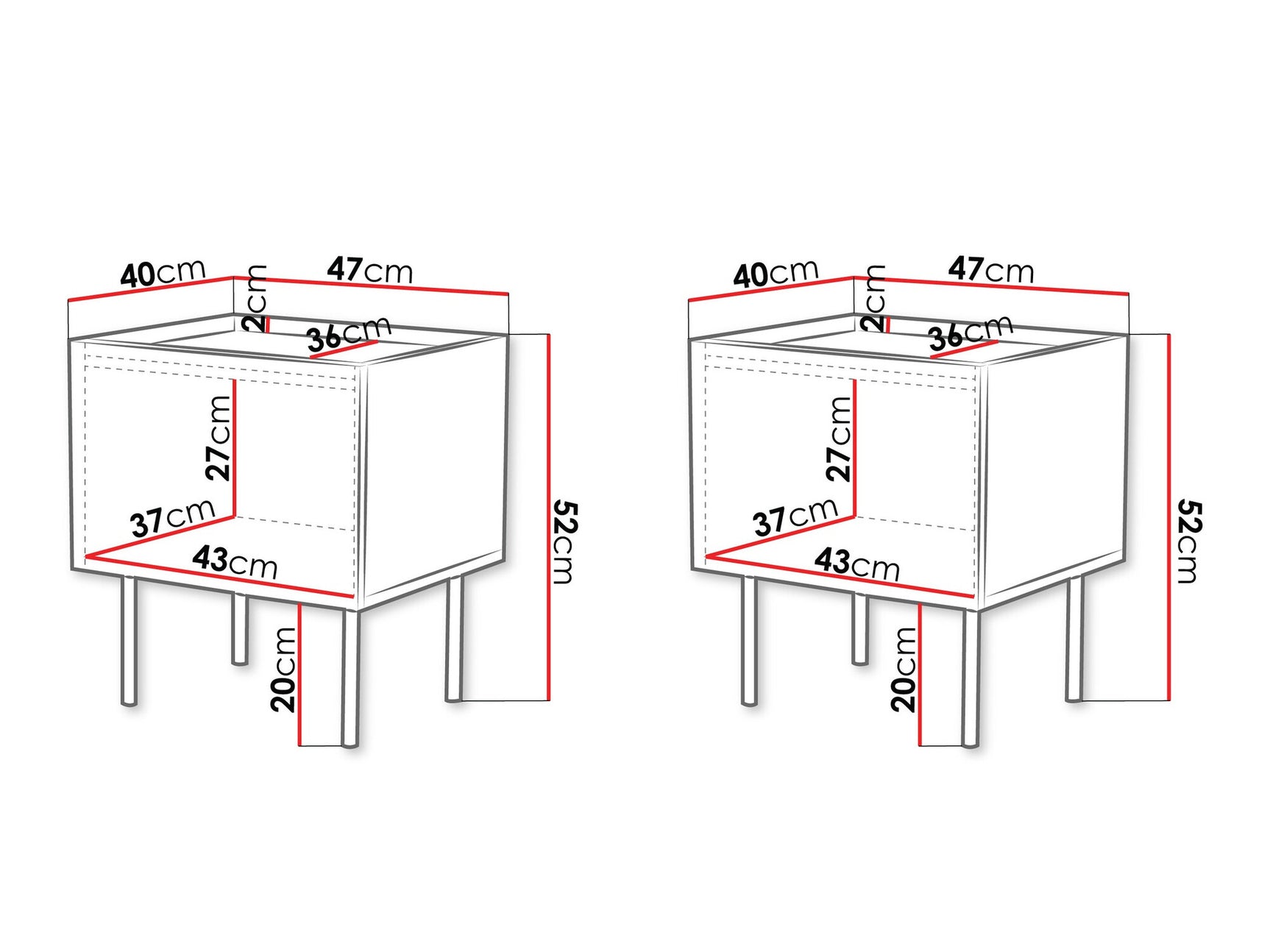 Et sæt natborde Mortali 107