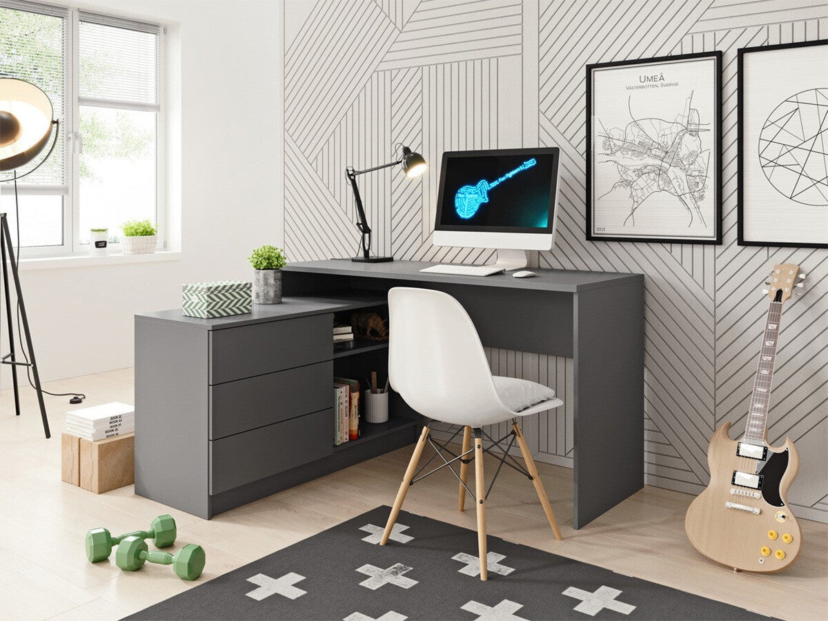 Hjørneskrivebord Kingston 130