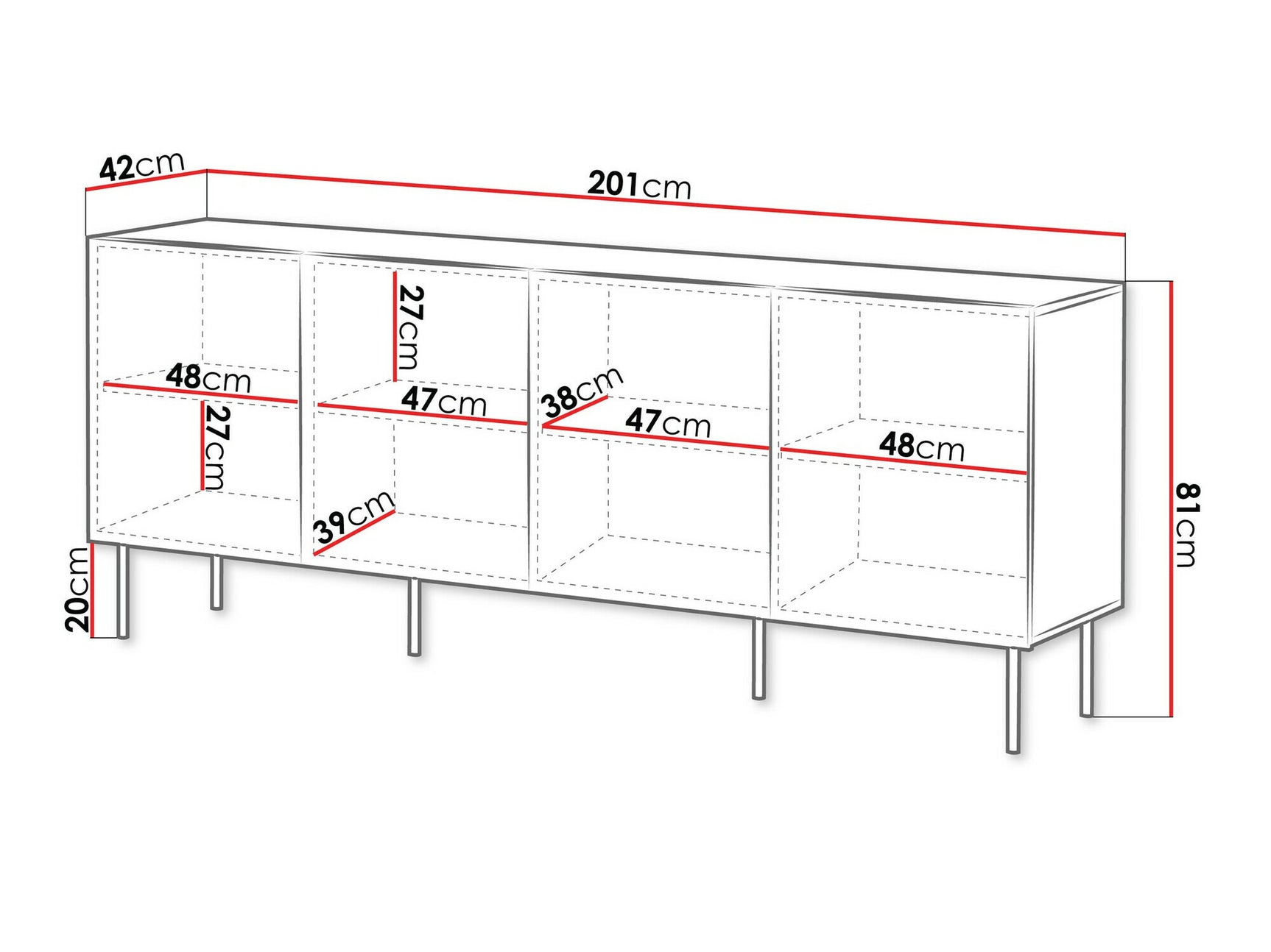 Sideboard Charlotte V101