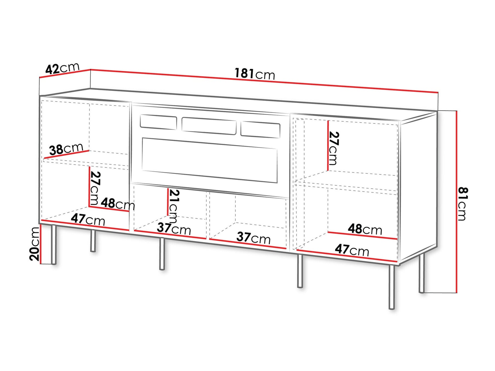 Sideboard Charlotte V104