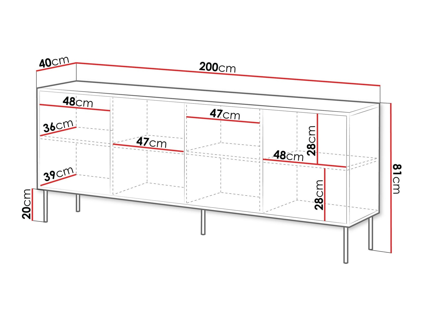 Sideboard Charlotte Y102