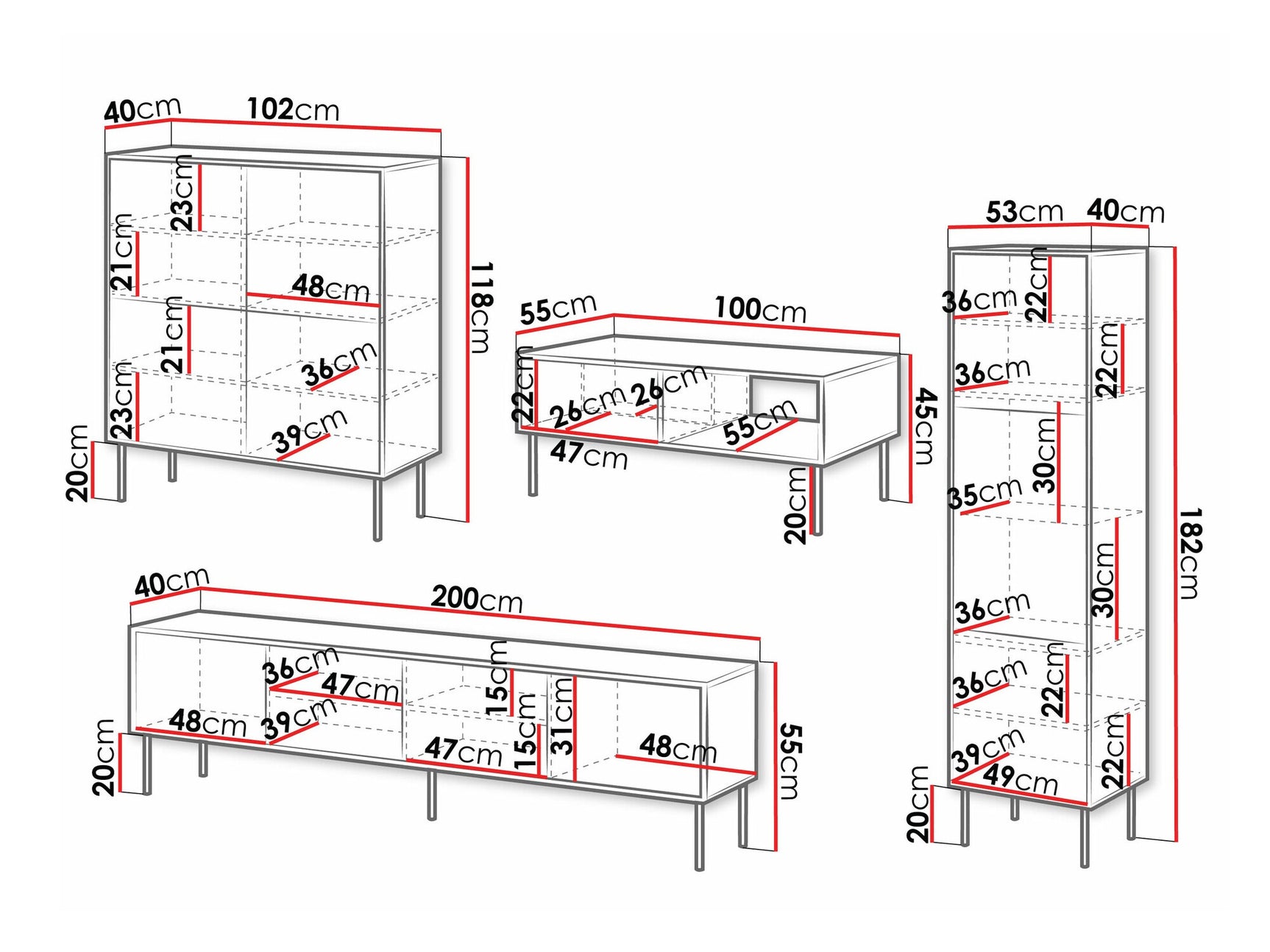 Living room set Charlotte Y108