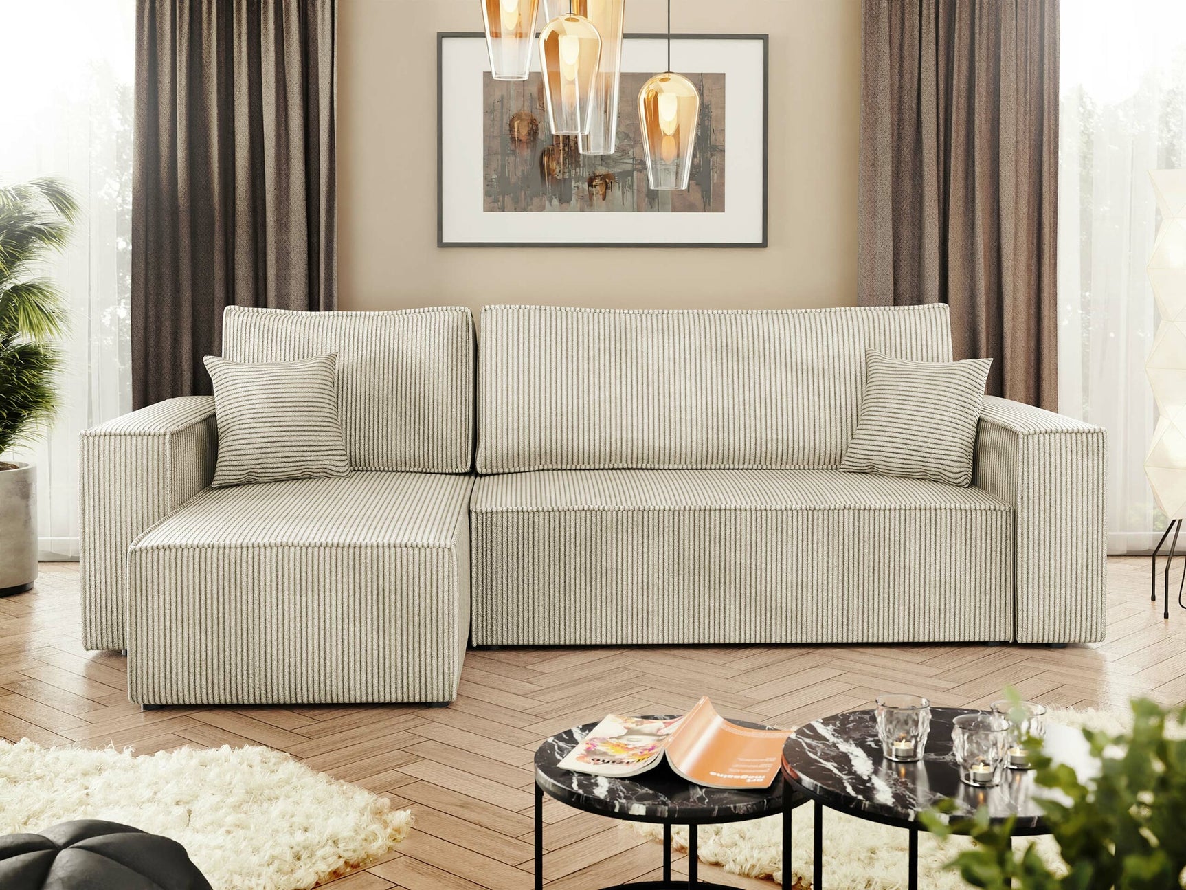 Corner sofa Shelton 100