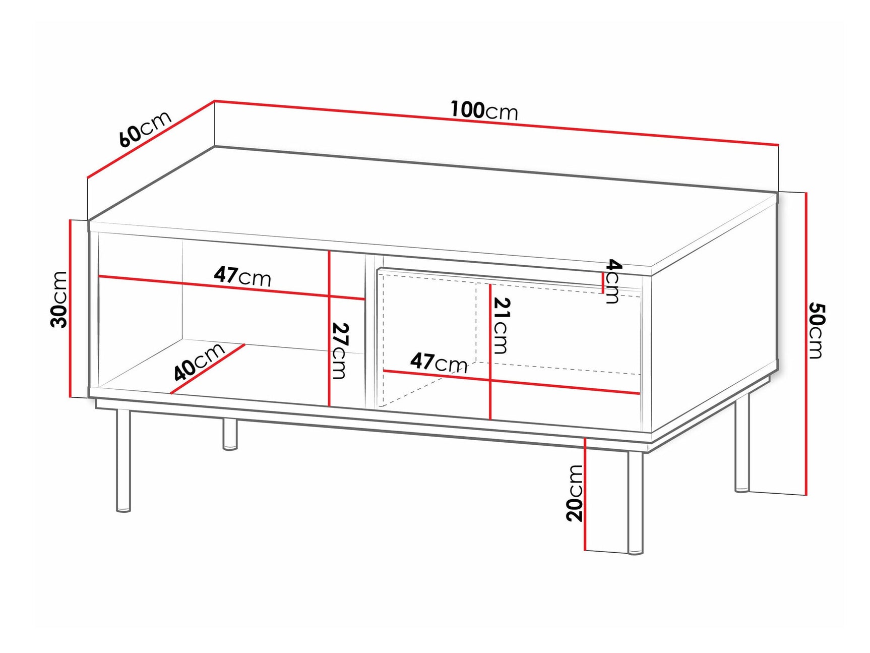 Sofabord Comfivo Coretro 103