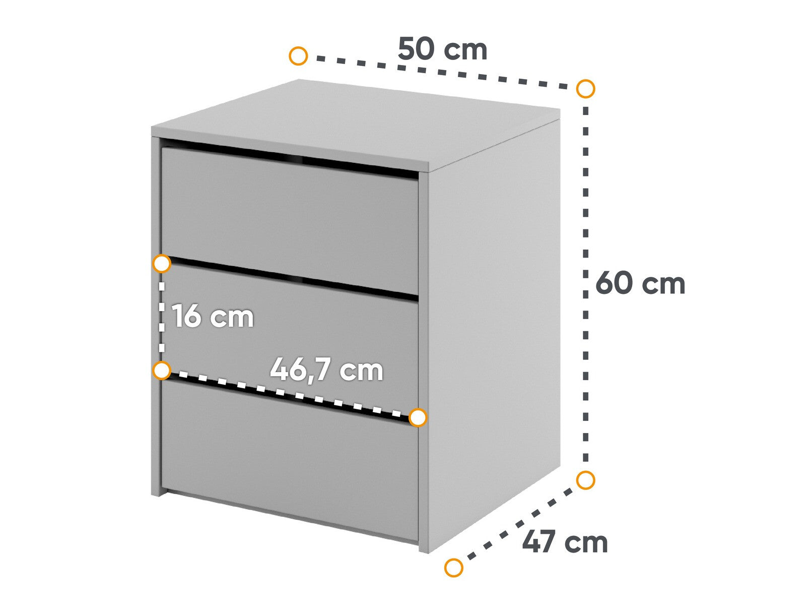 Sengebord Fresno T113