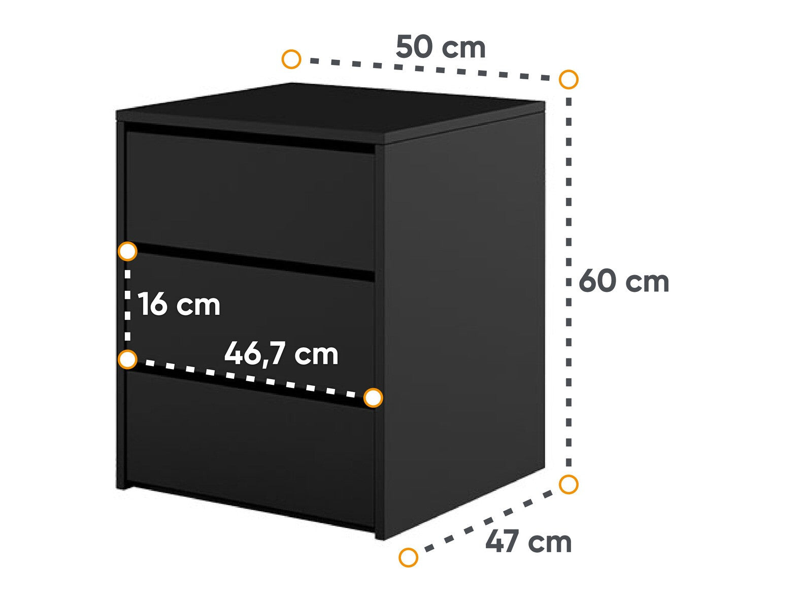 Sengebord Fresno T113