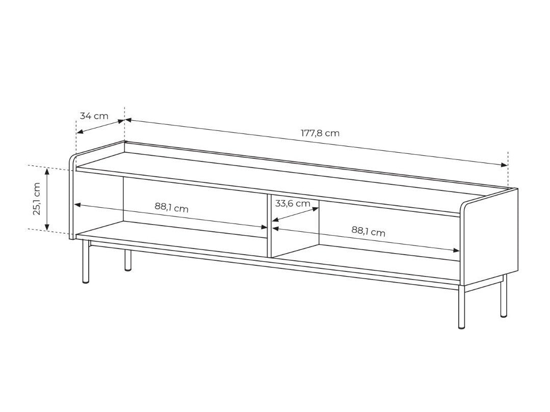 TV-bord Kingston AE104