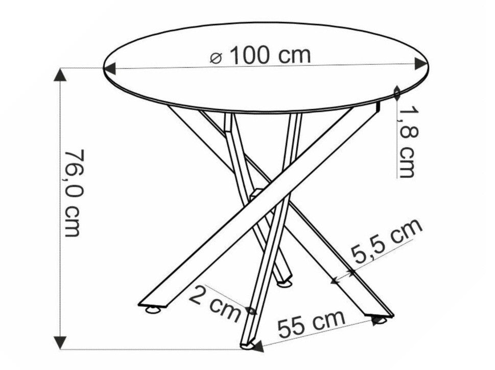 Spisestue-sæt Houston 1773