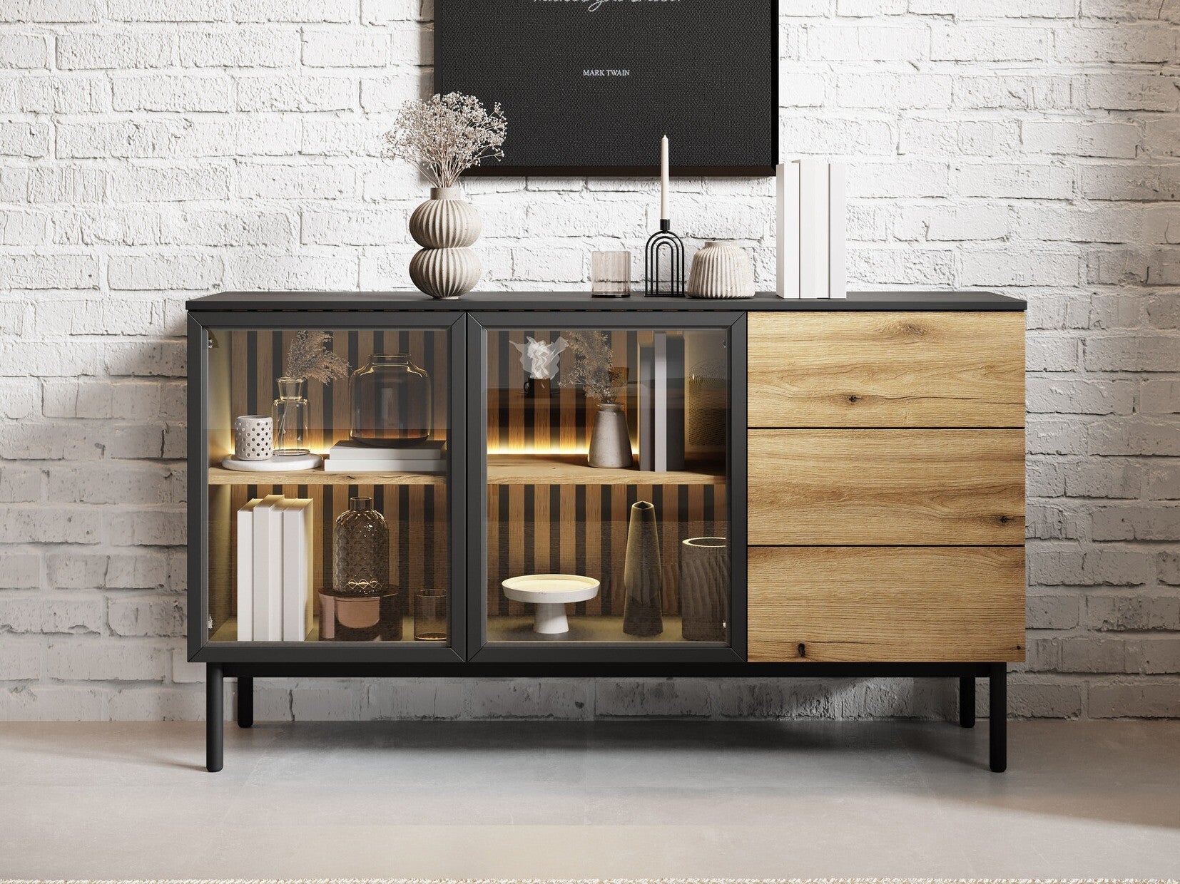 Vitrineskab Kingston AF102