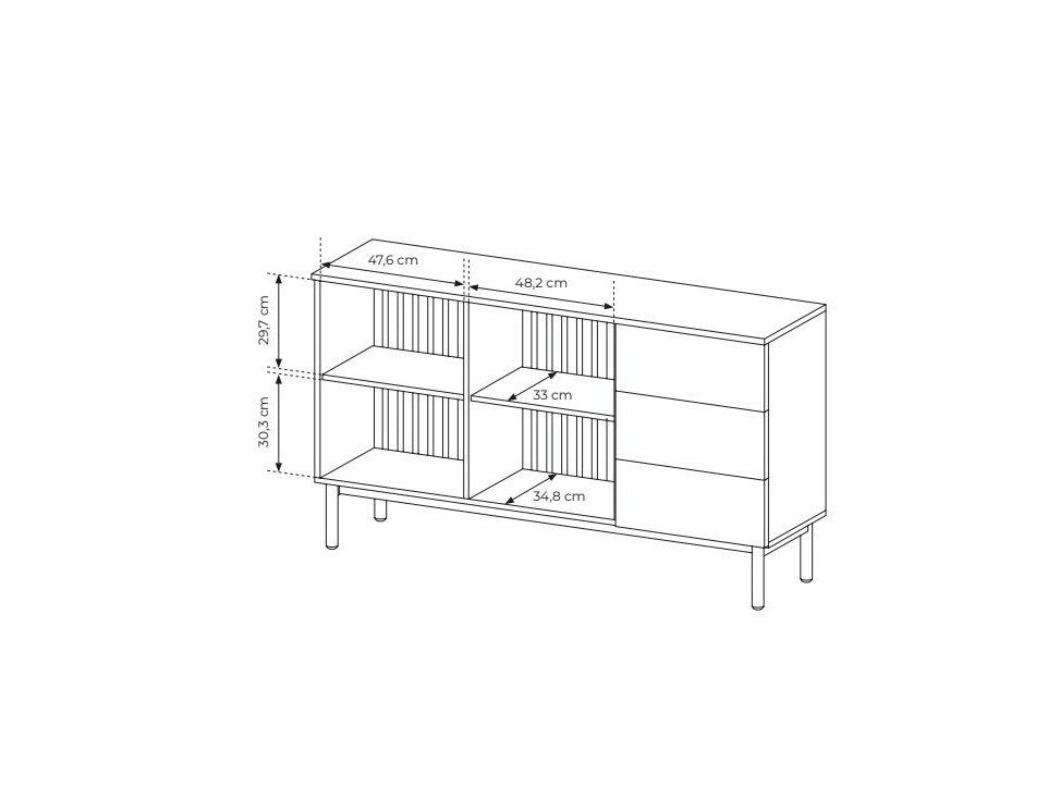 Vitrineskab Kingston AF102