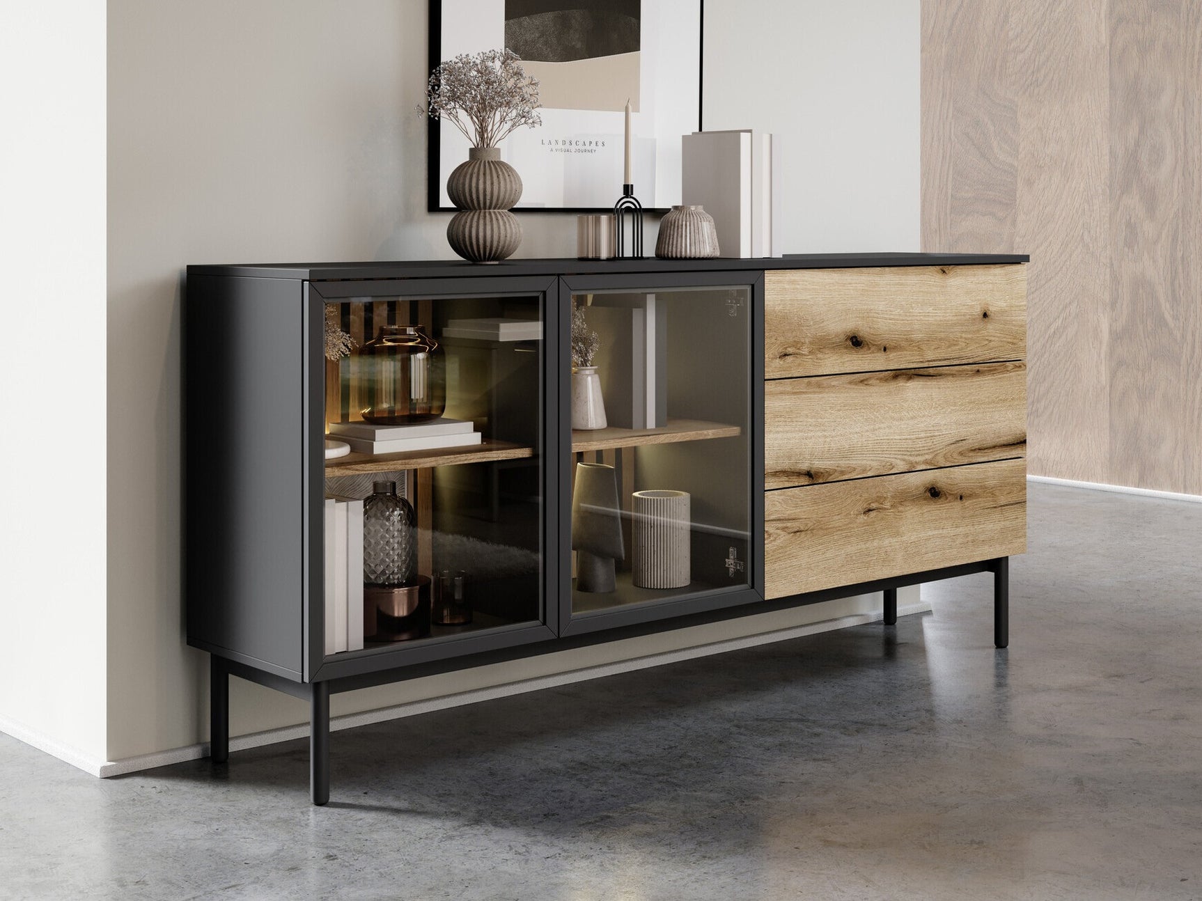 Vitrineskab Kingston AF103