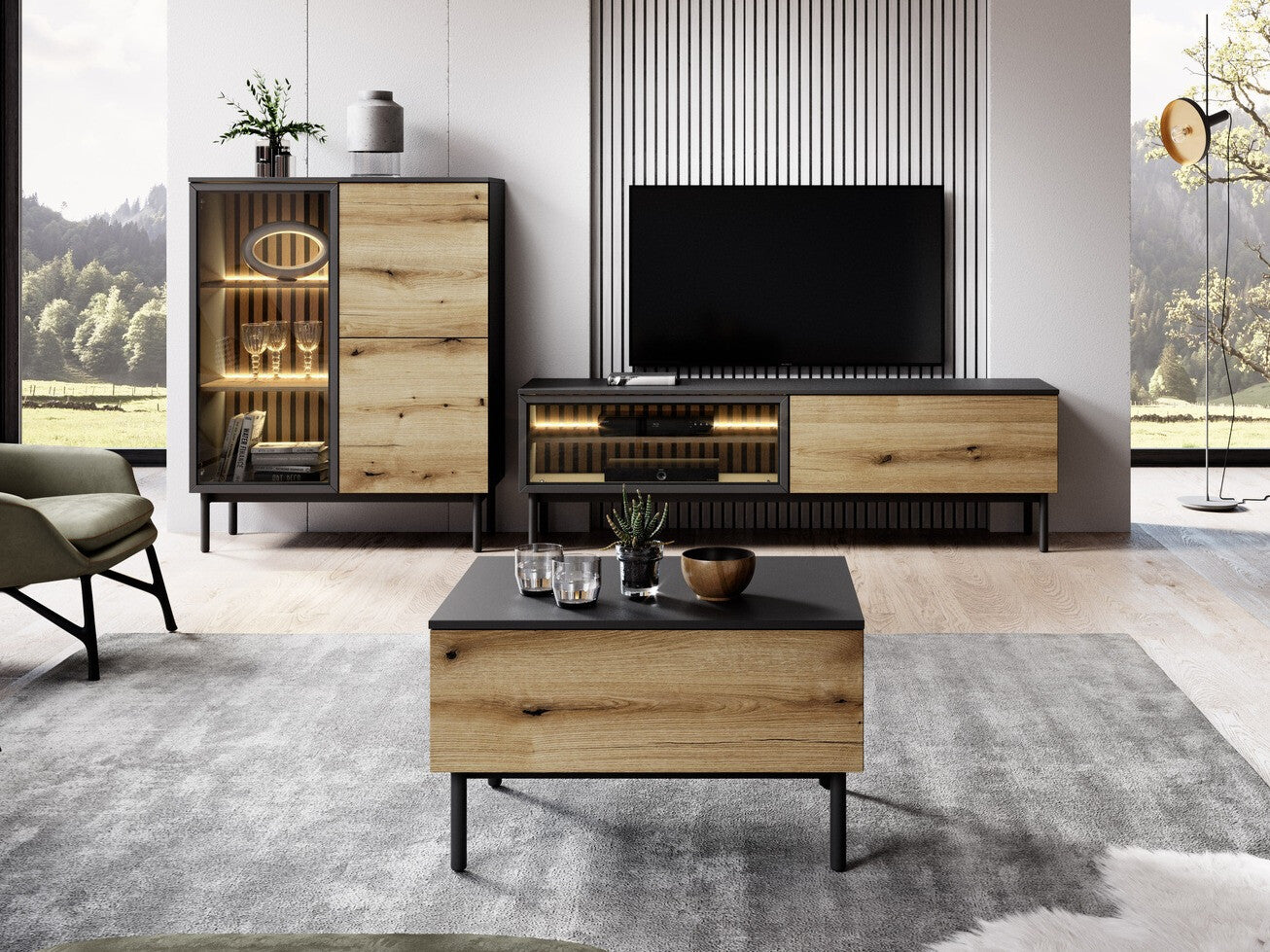 Stuemøbler-sæt Kingston AF107