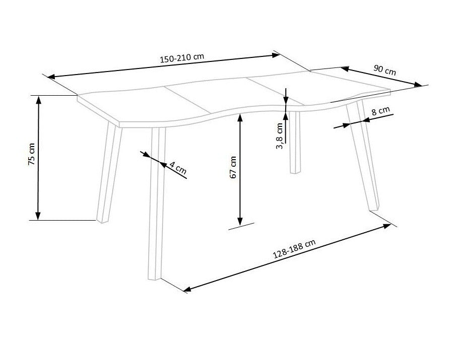 Spisestue-sæt Houston 1777