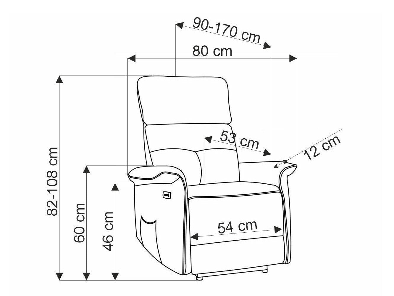 Lænestol Houston 1543