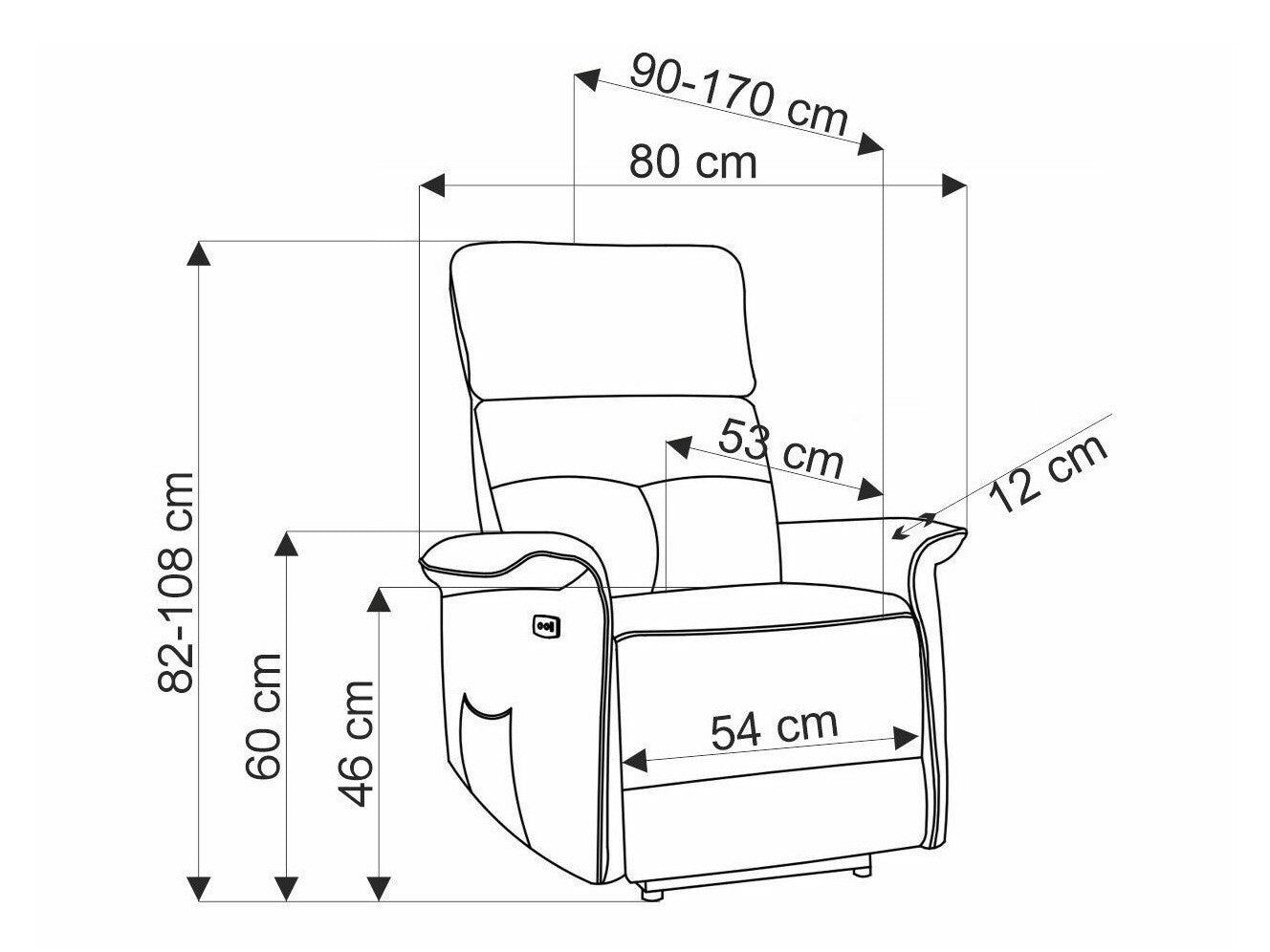 Lænestol Houston 1543