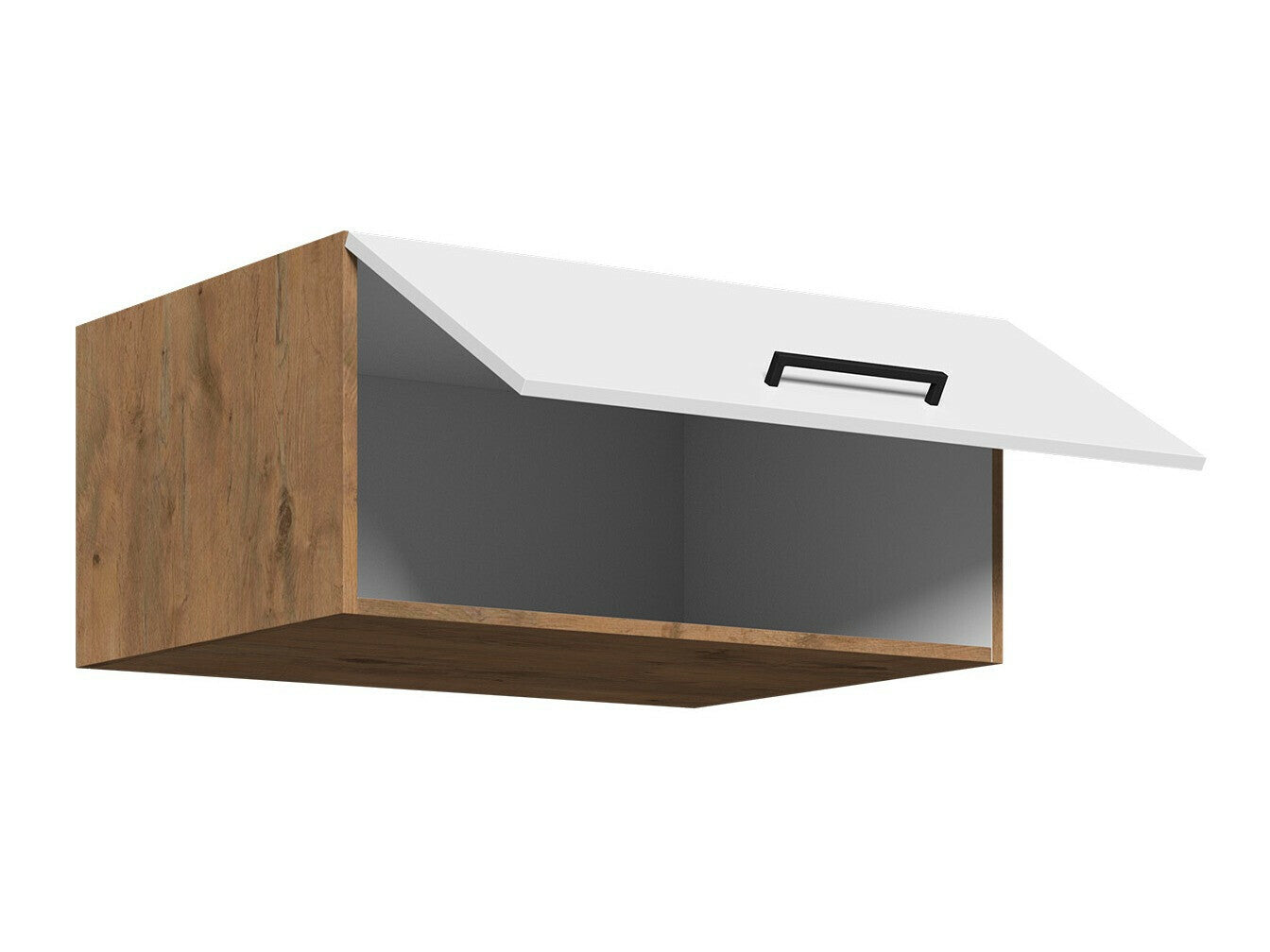 Modulært vægskab Wood Dark 132