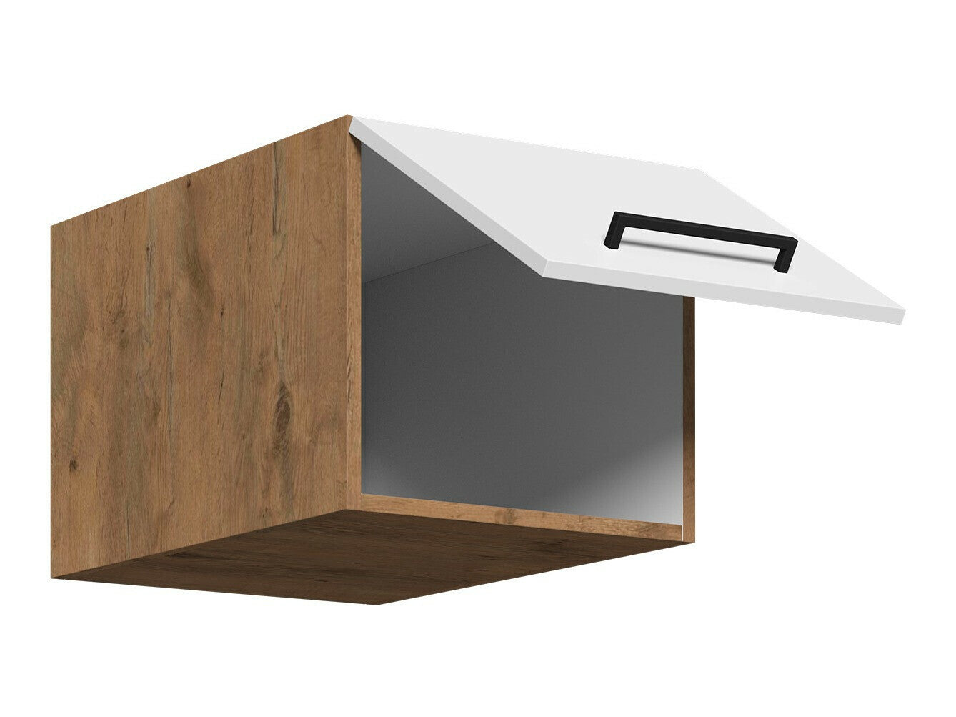 Modulært vægskab Wood Dark 137