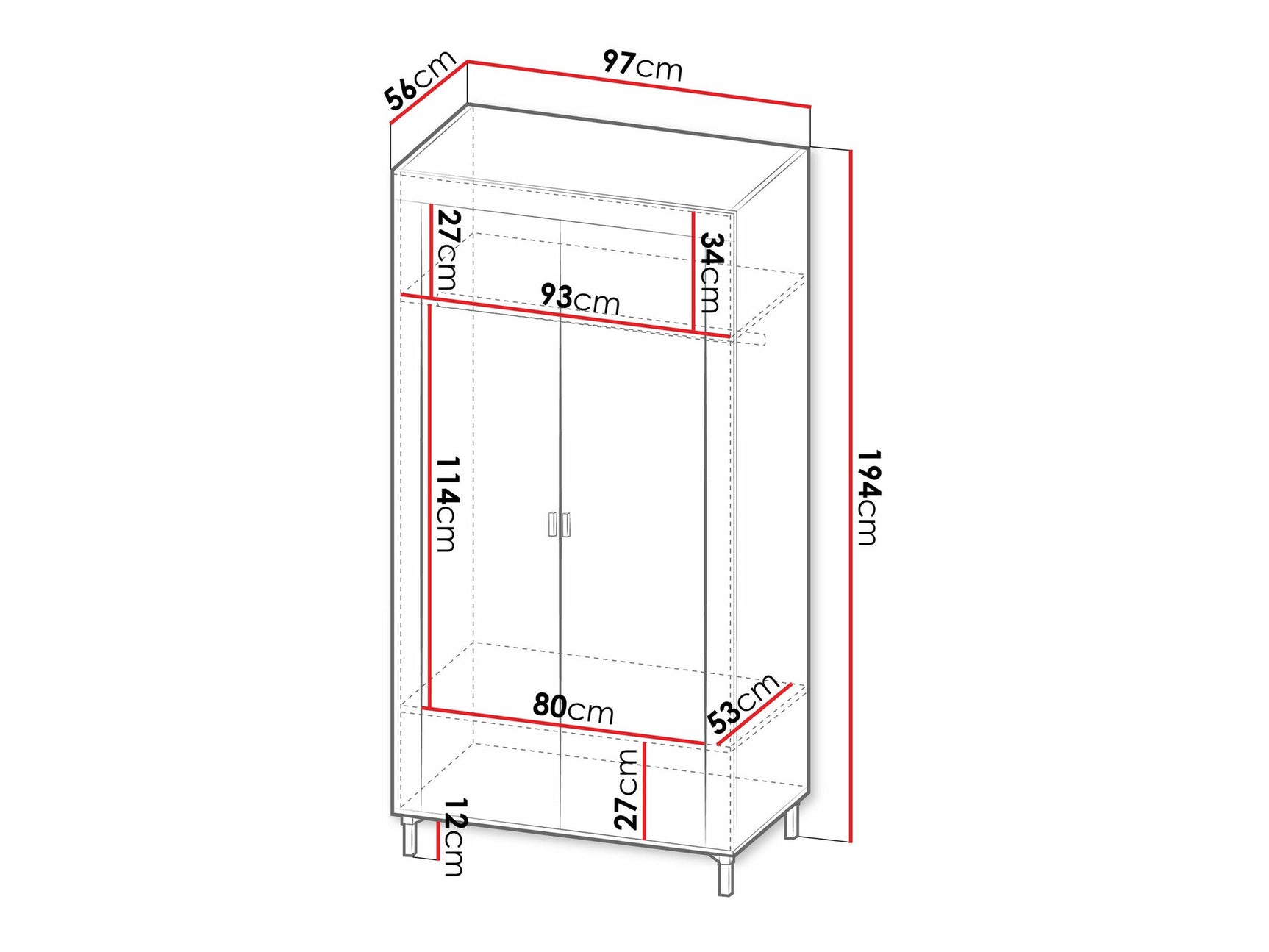 Garderobe Ogden S100