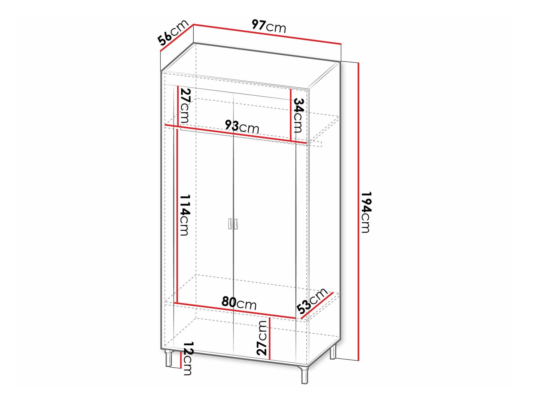Garderobe Ogden S100