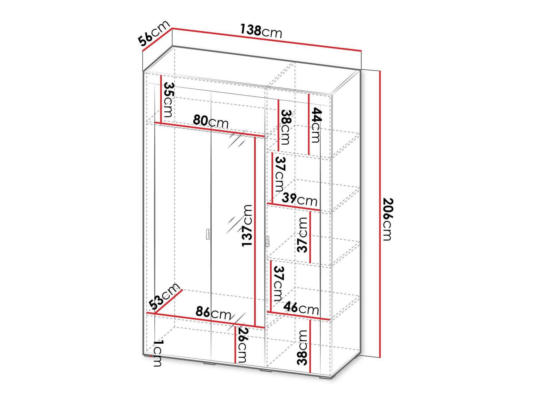 Garderobe Ogden S101