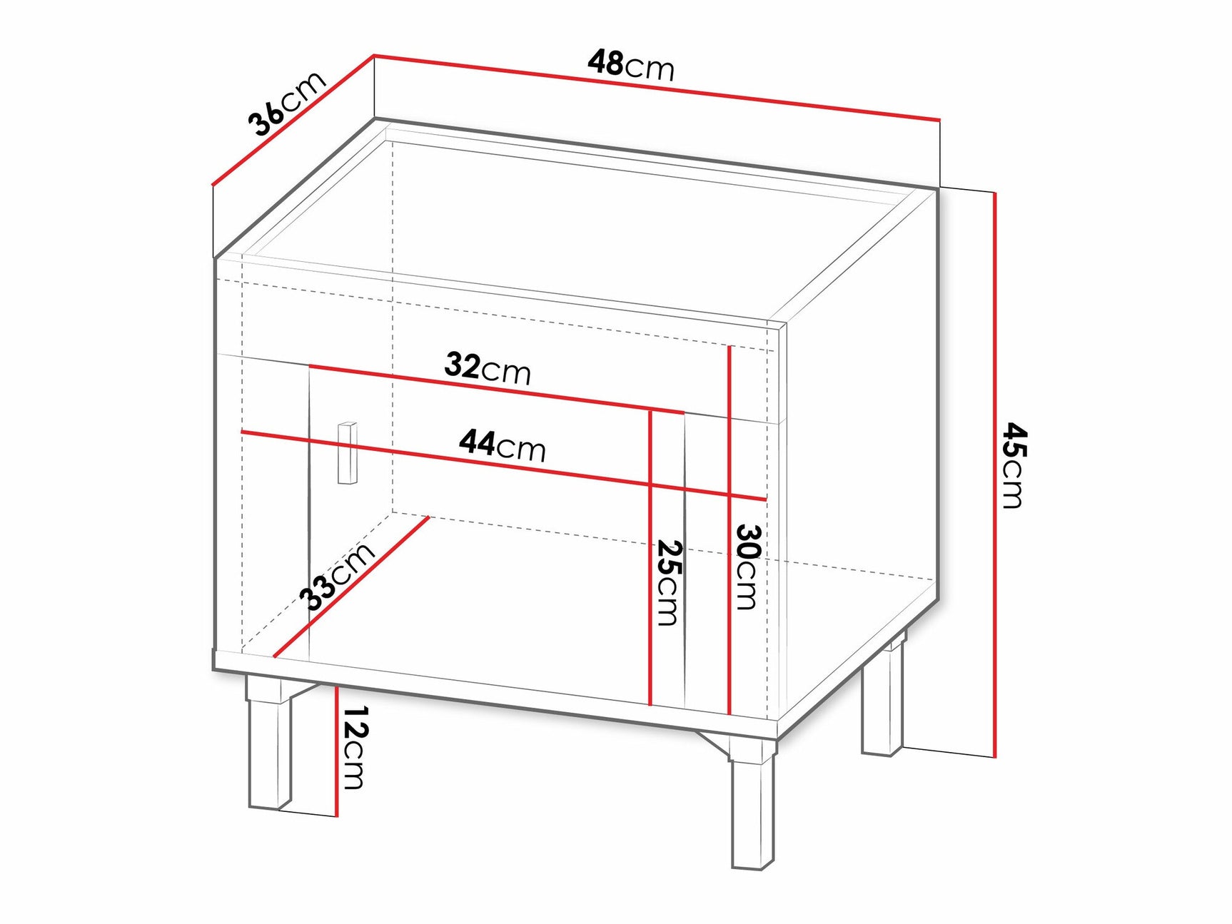 Sengebord Ogden S111
