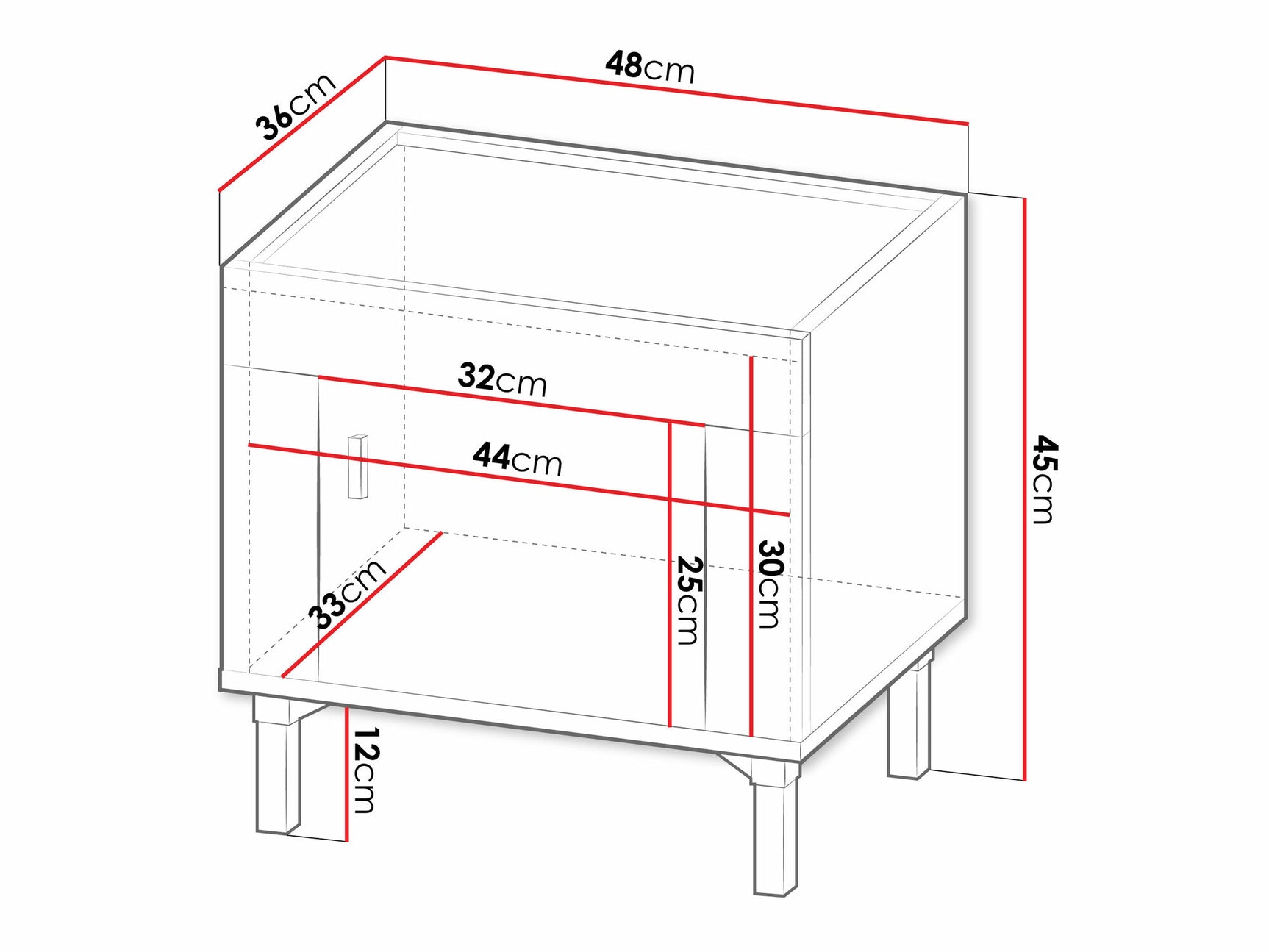 Sengebord Ogden S111