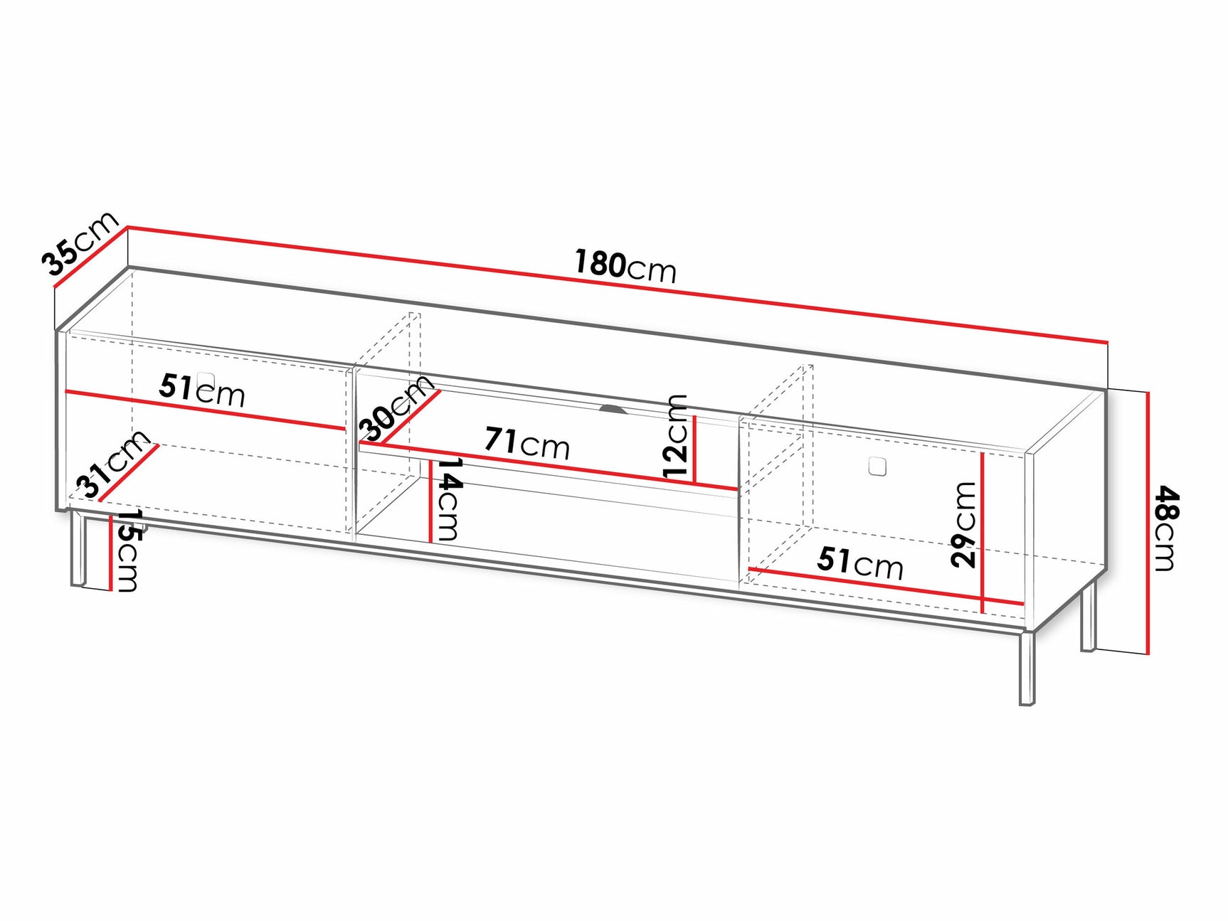 TV stand Comfivo AB104