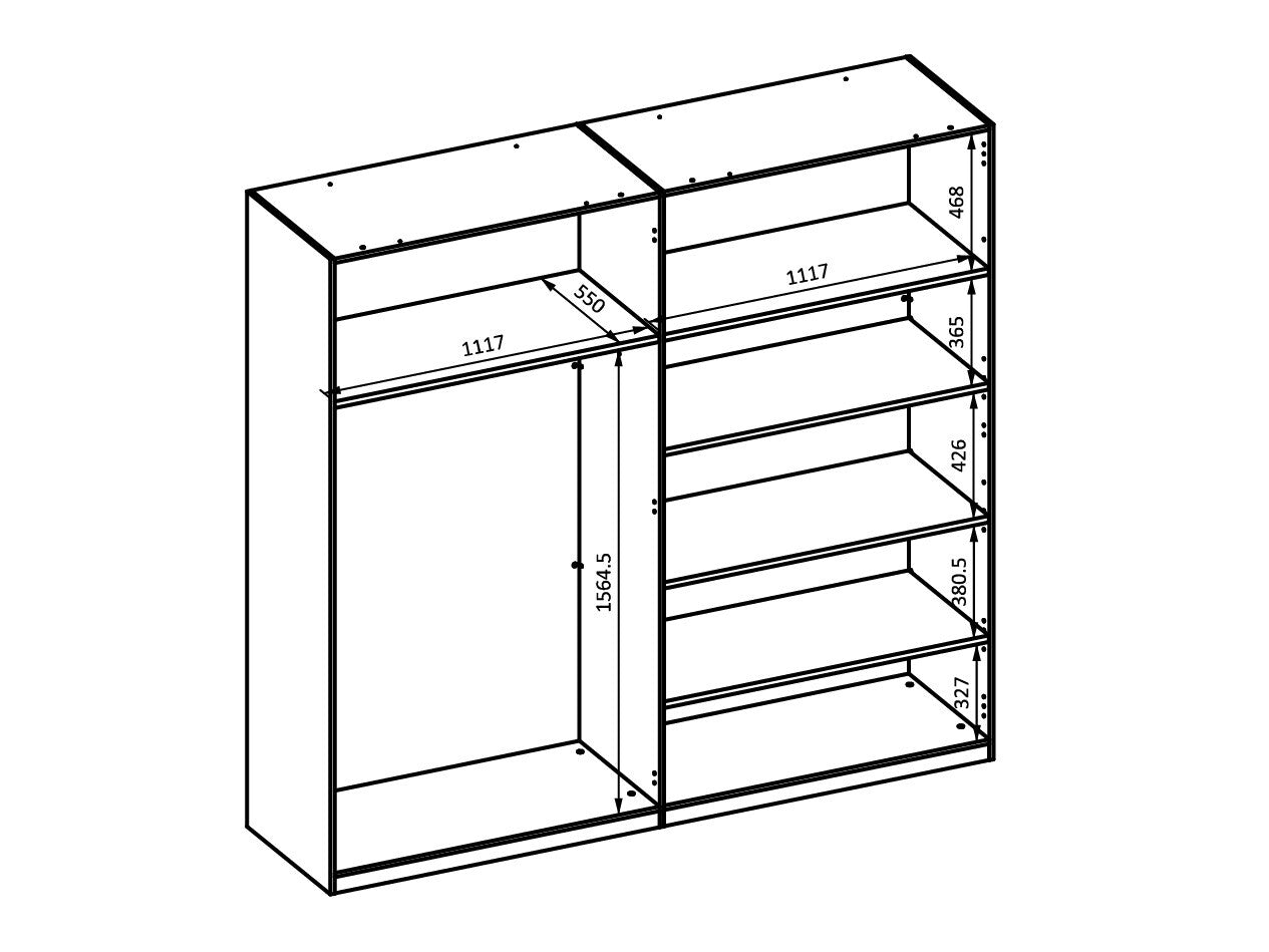 Garderobeskab Mirsevi 103