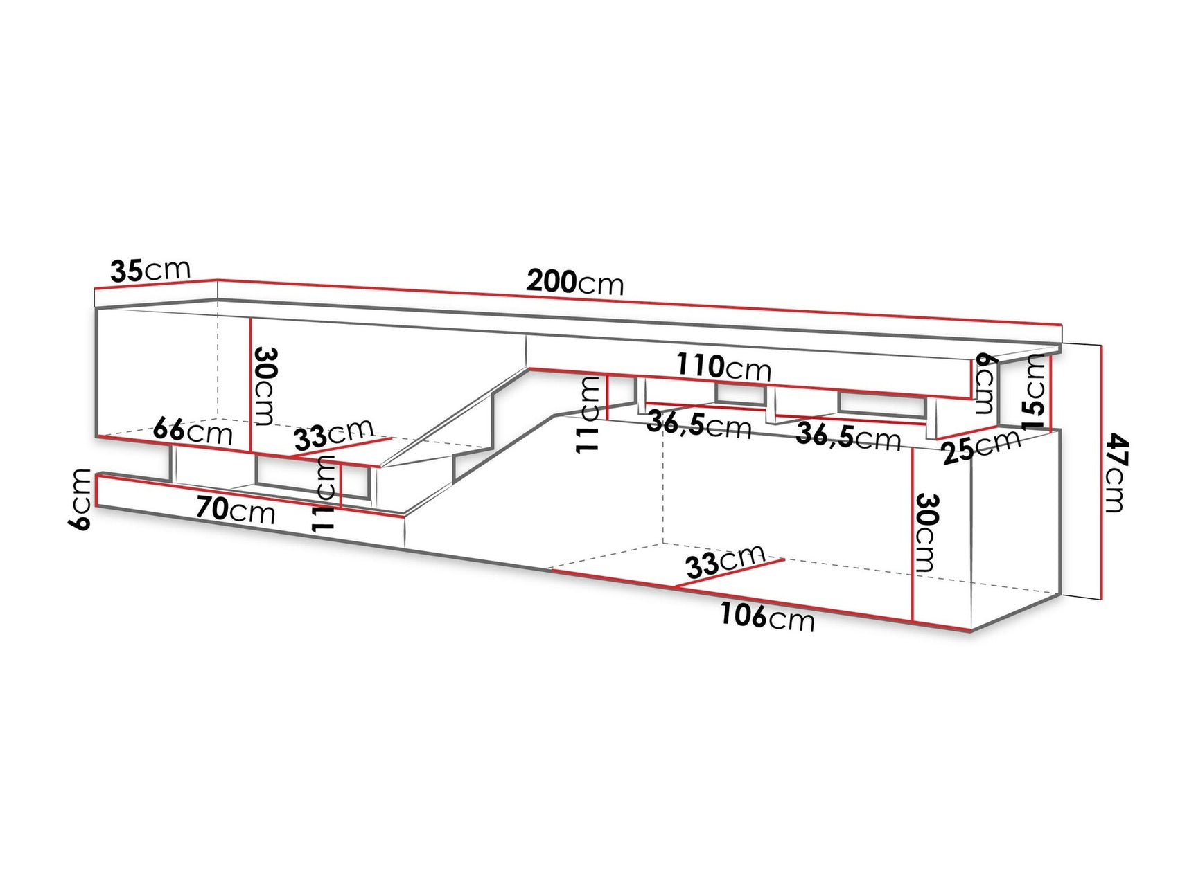 TV-bord Comfivo AC104