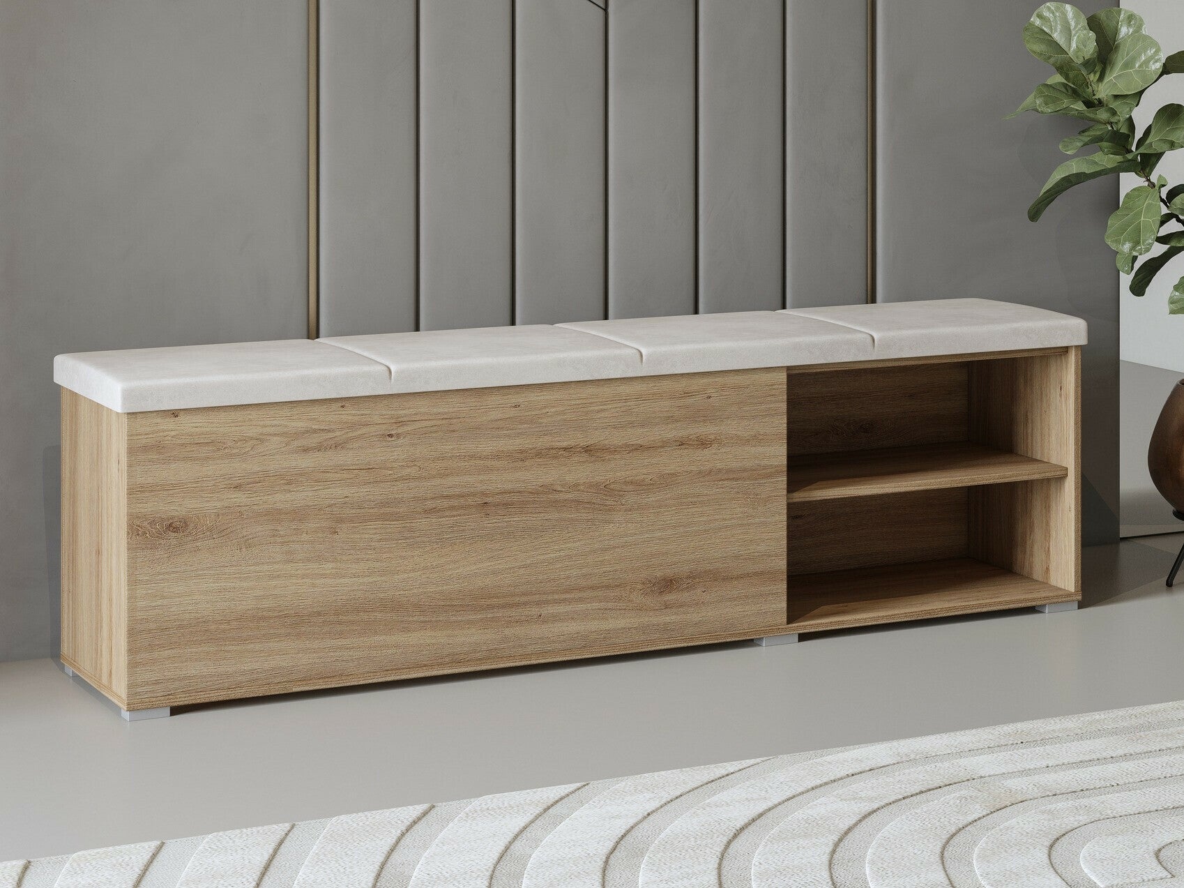 Polstret bænk Mirsevi 107