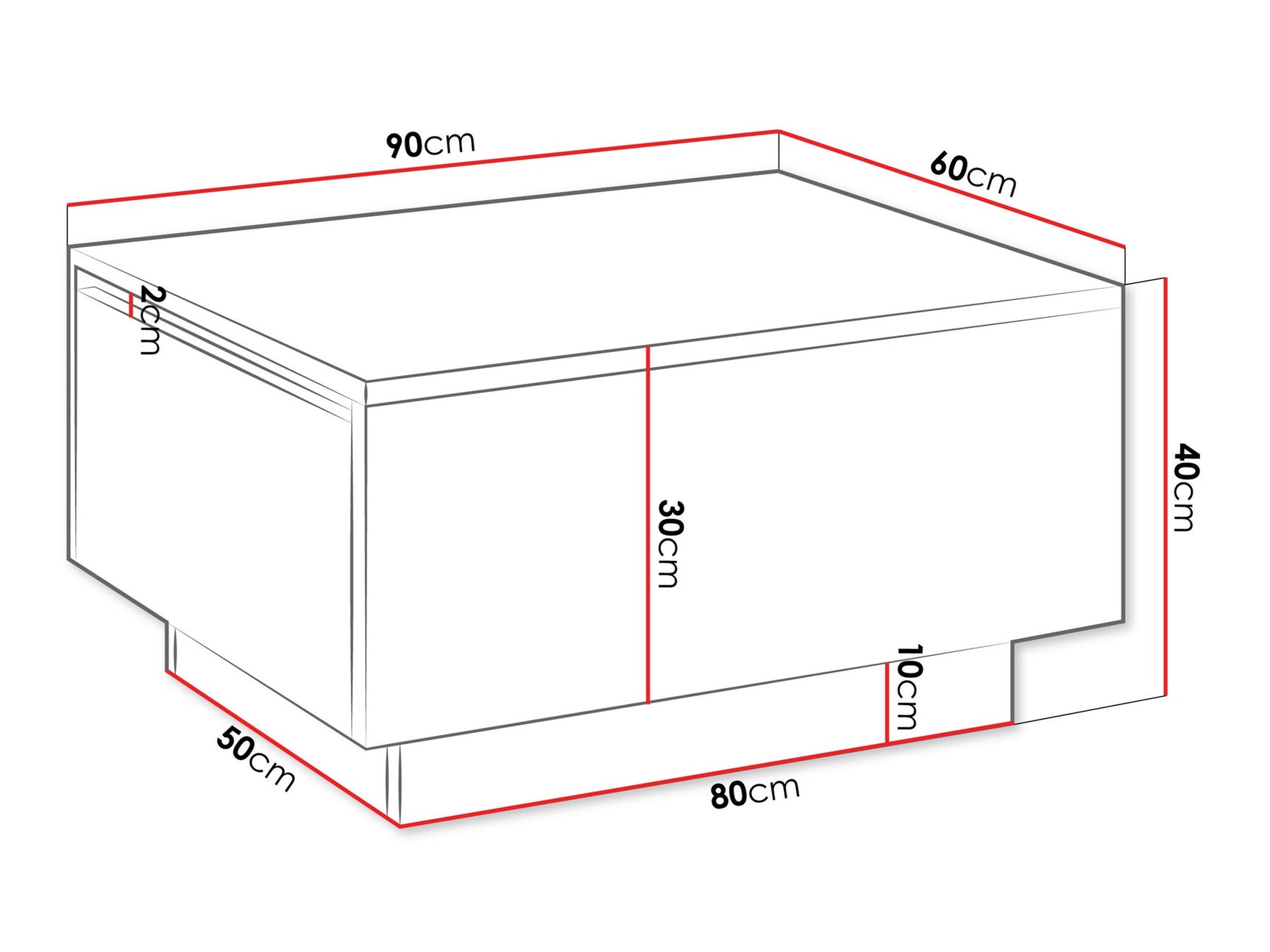 Sofabord Goodyear 134