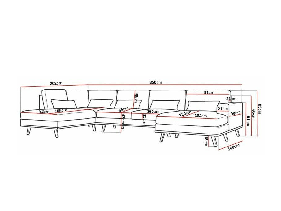 Hjørnesofa Floromo 101