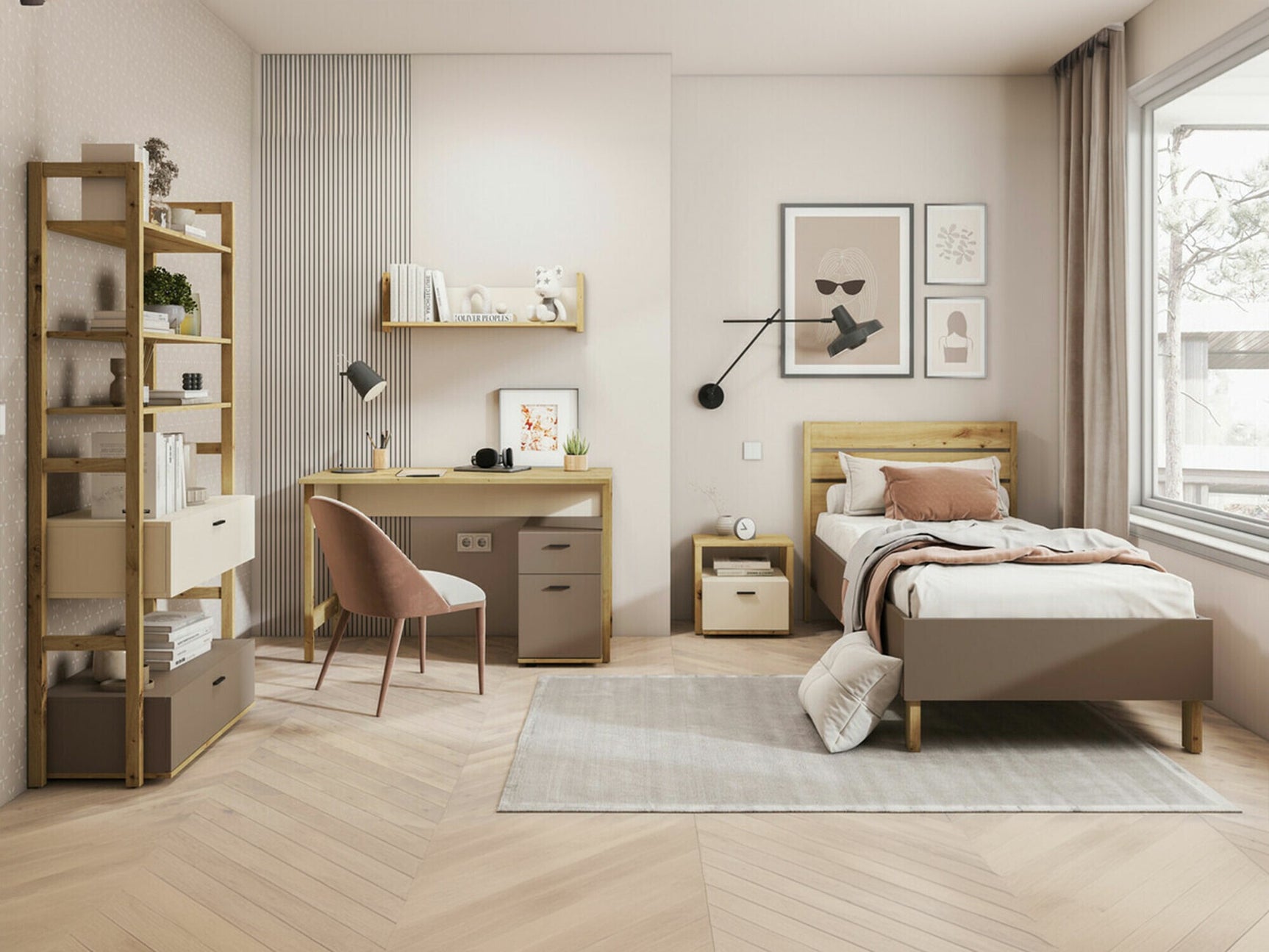 Børneværelses-sæt Fresno AN111