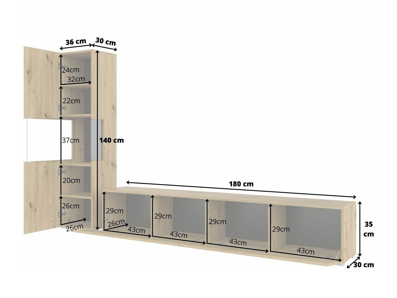 Stuemøbler-sæt Revmiru 105