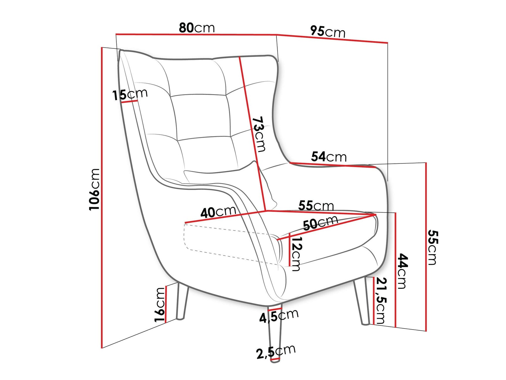 Lænestol Comfivo 379