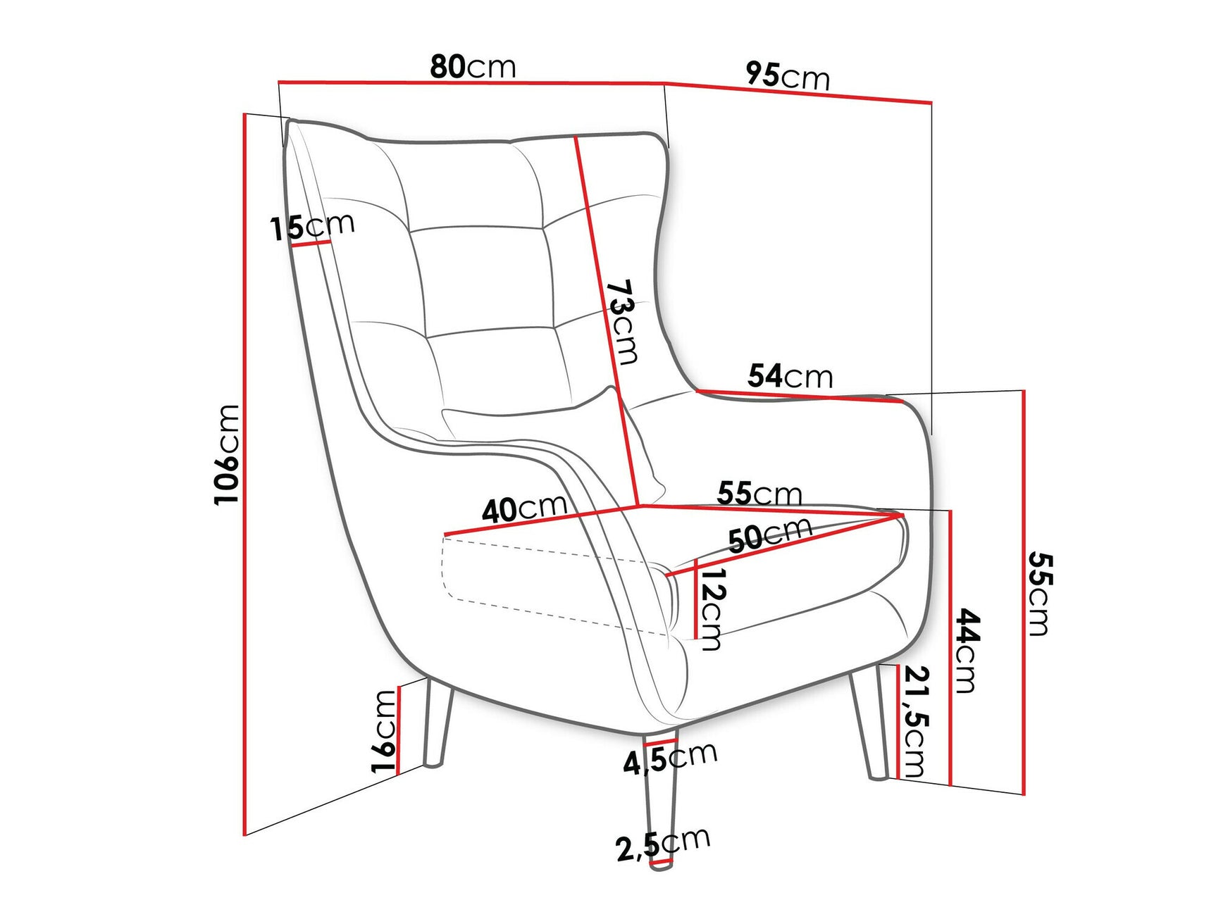 Lænestol Comfivo 379