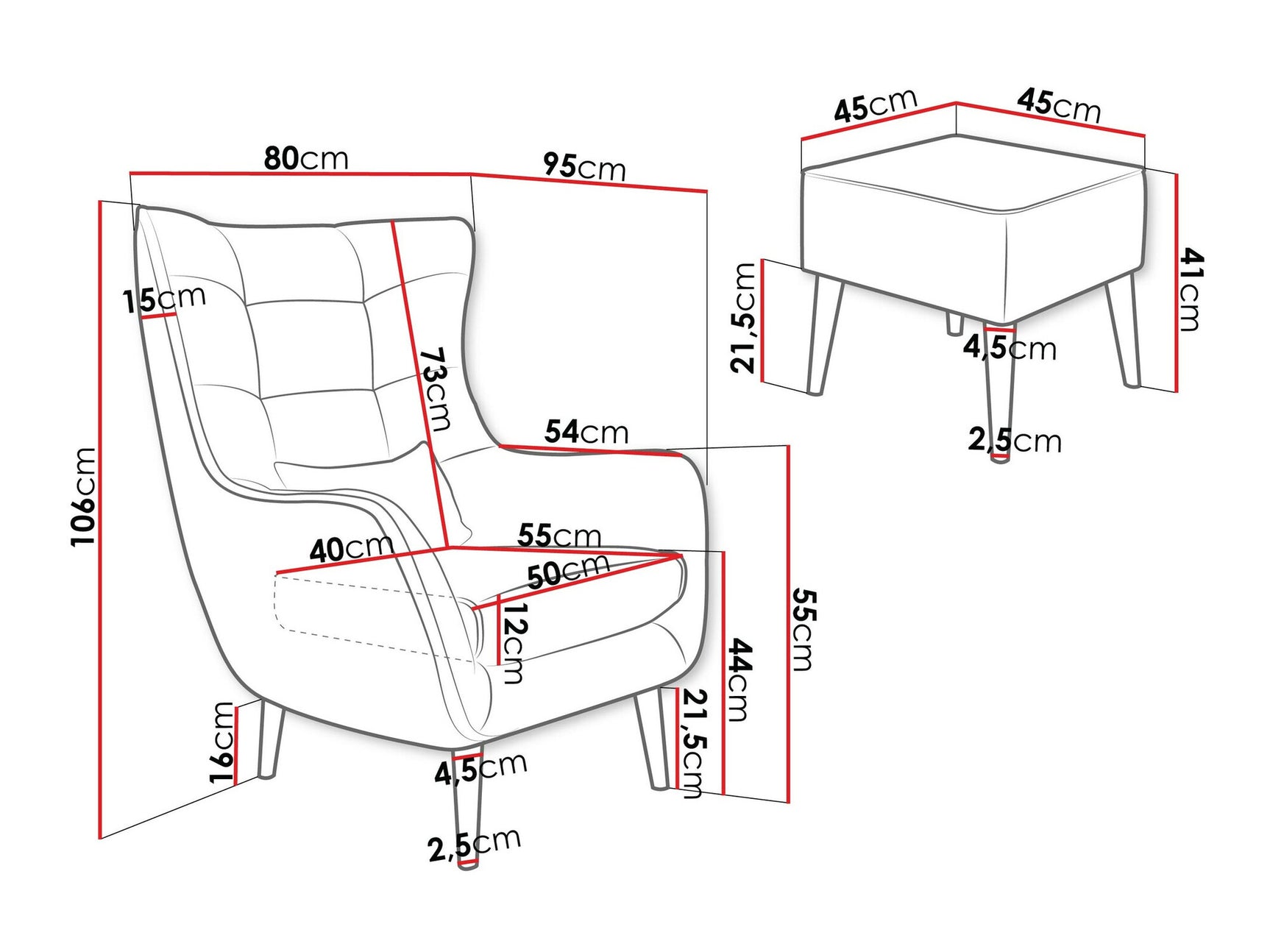 Lænestol Comfivo 381
