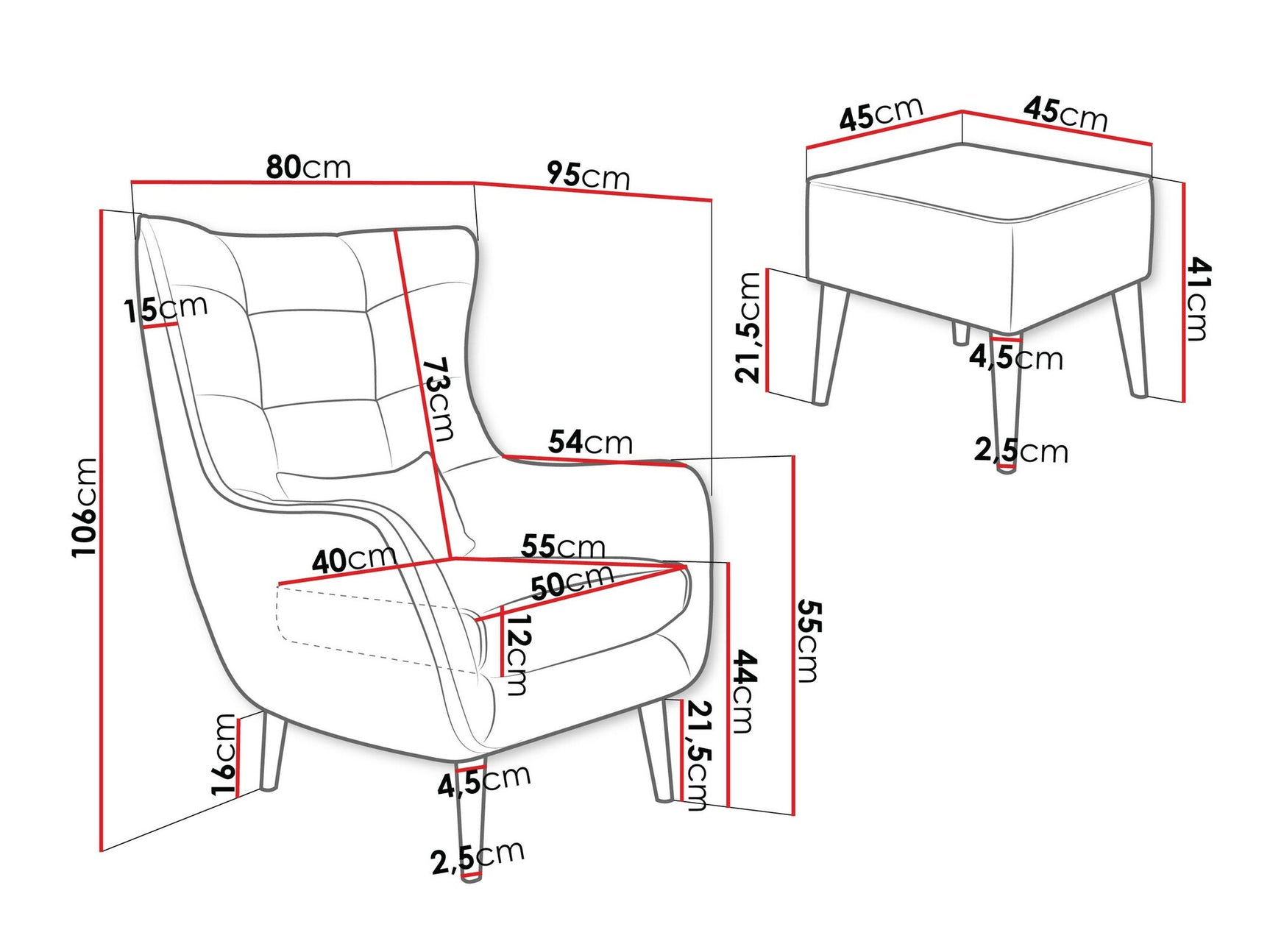 Lænestol Comfivo 381