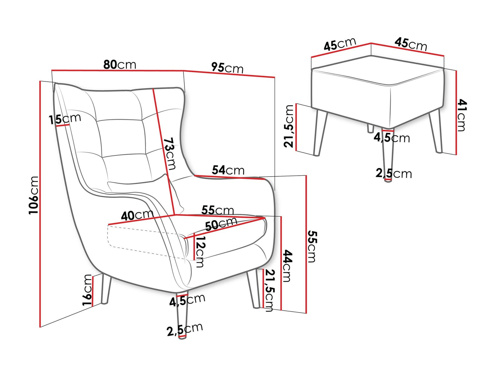 Lænestol Comfivo 381