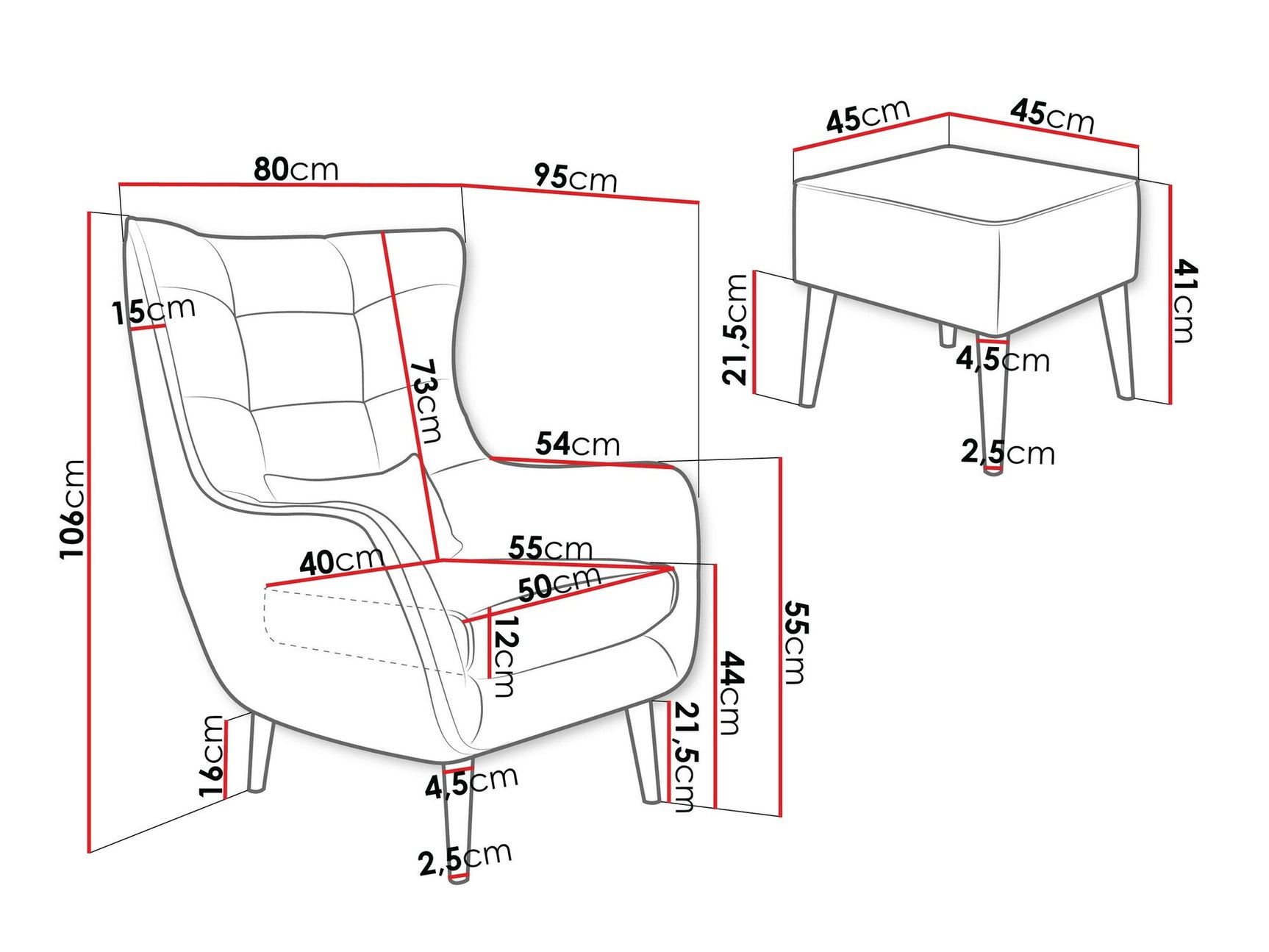 Lænestol Comfivo 381
