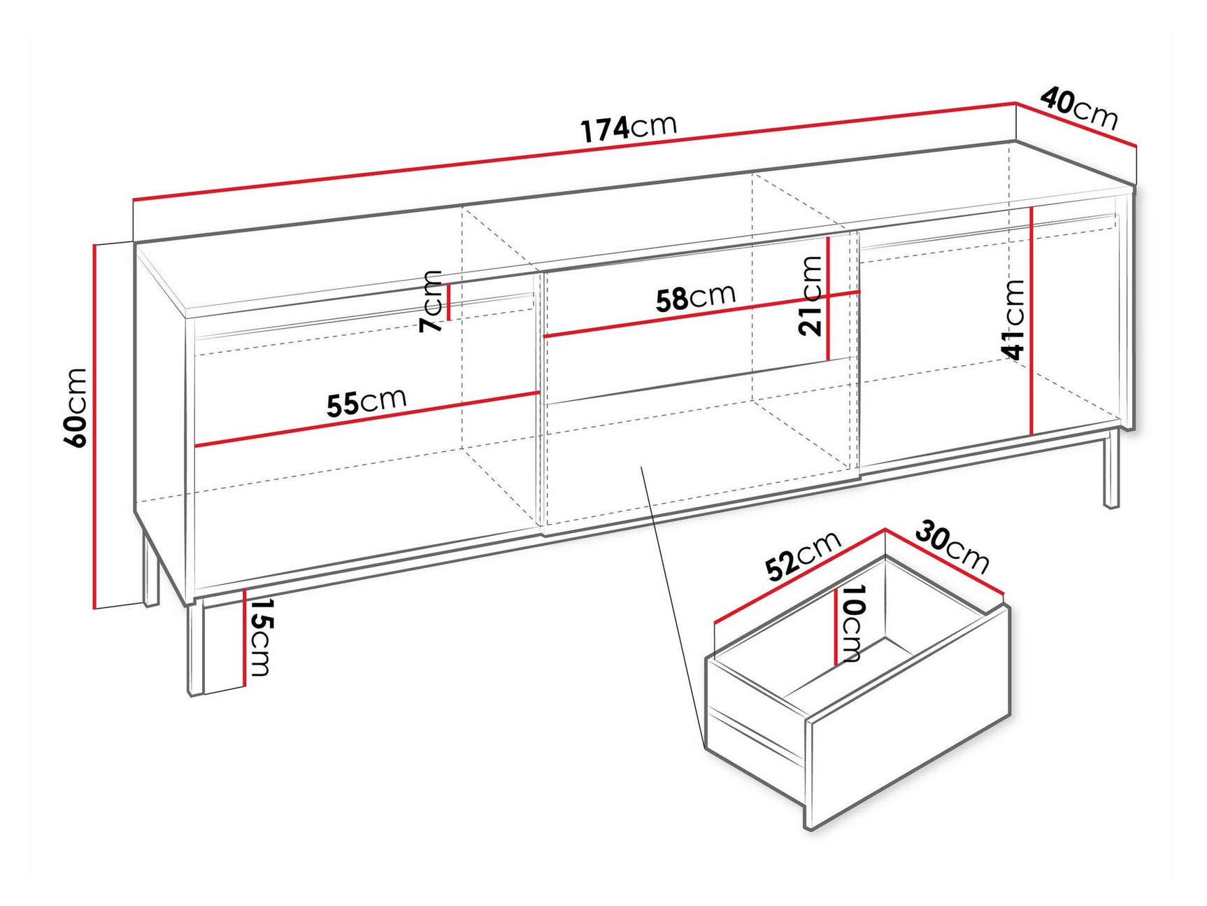 TV stand Comfivo T104