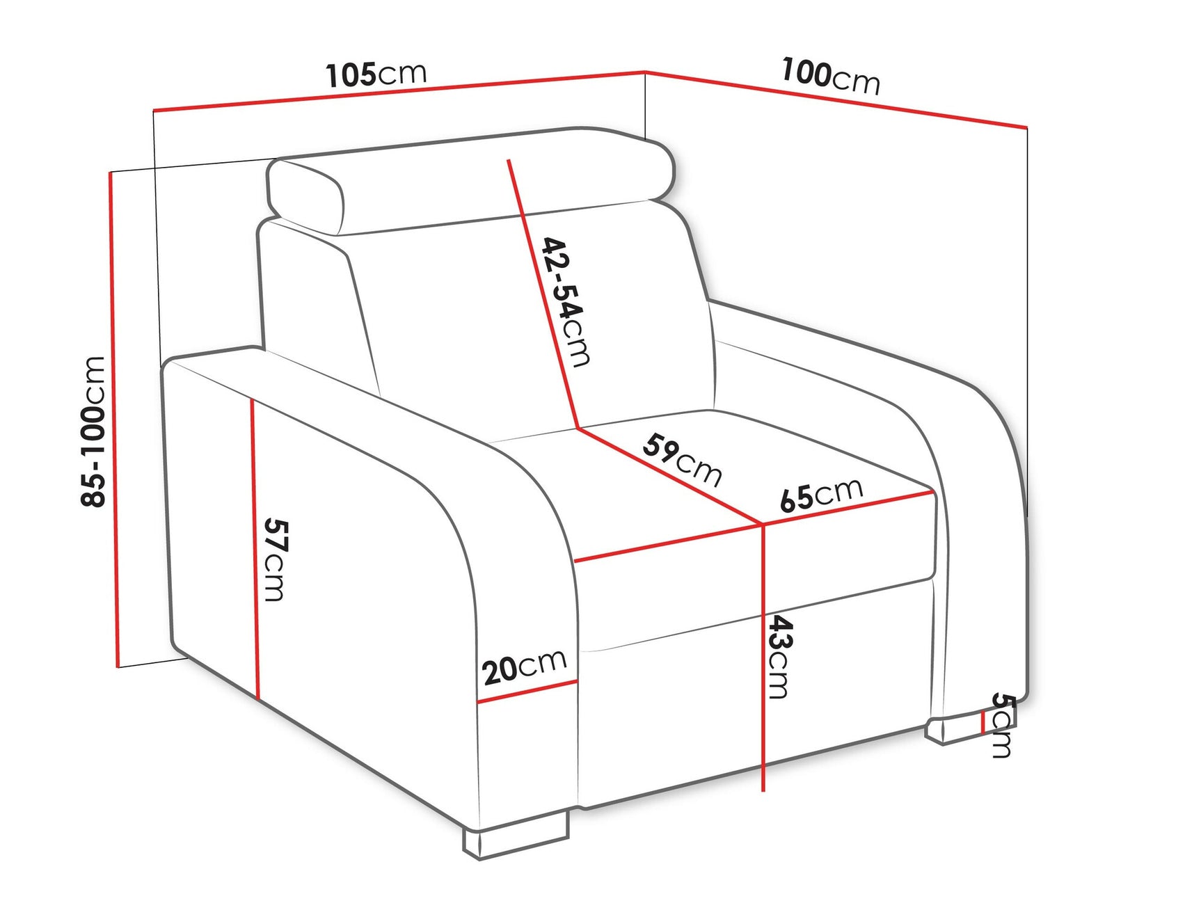 Lænestol Etrcala 104