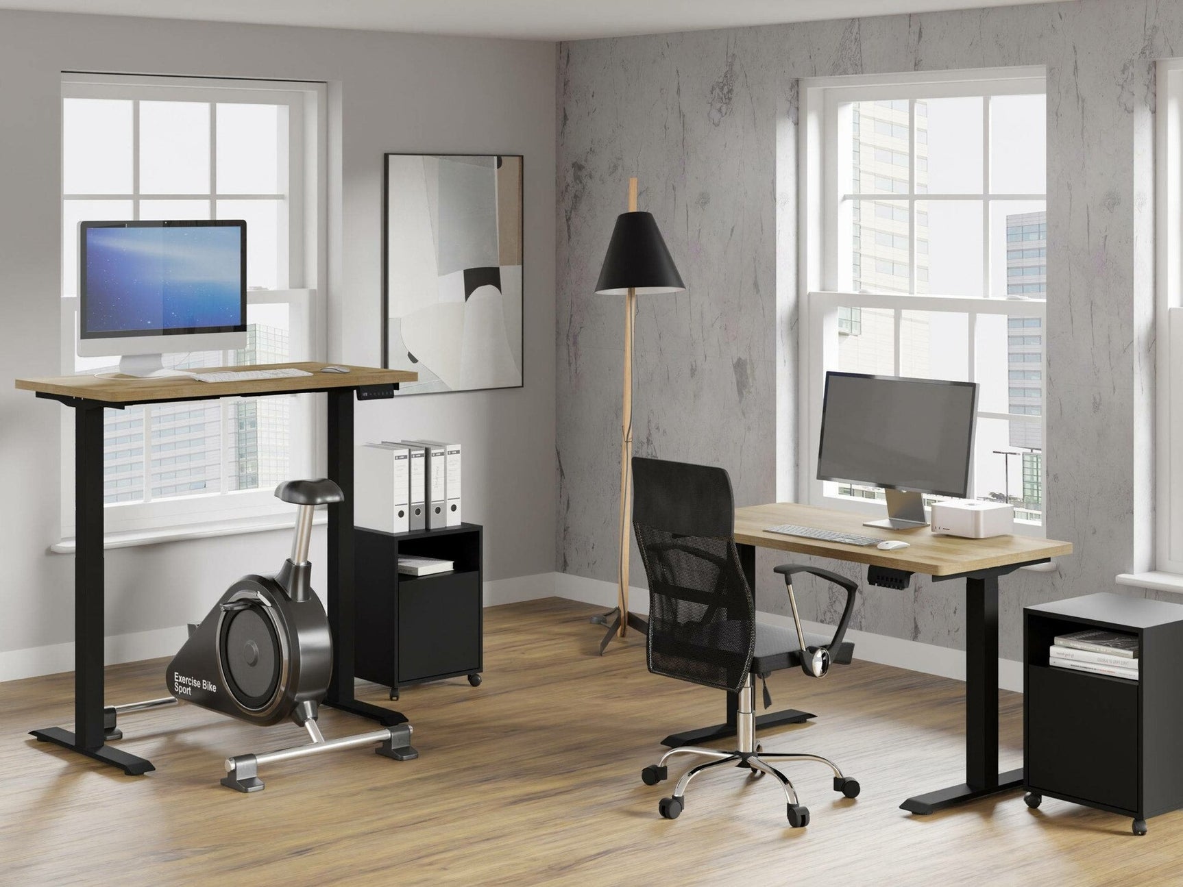 Højdejusterbart arbejdsbord Buffalo 187