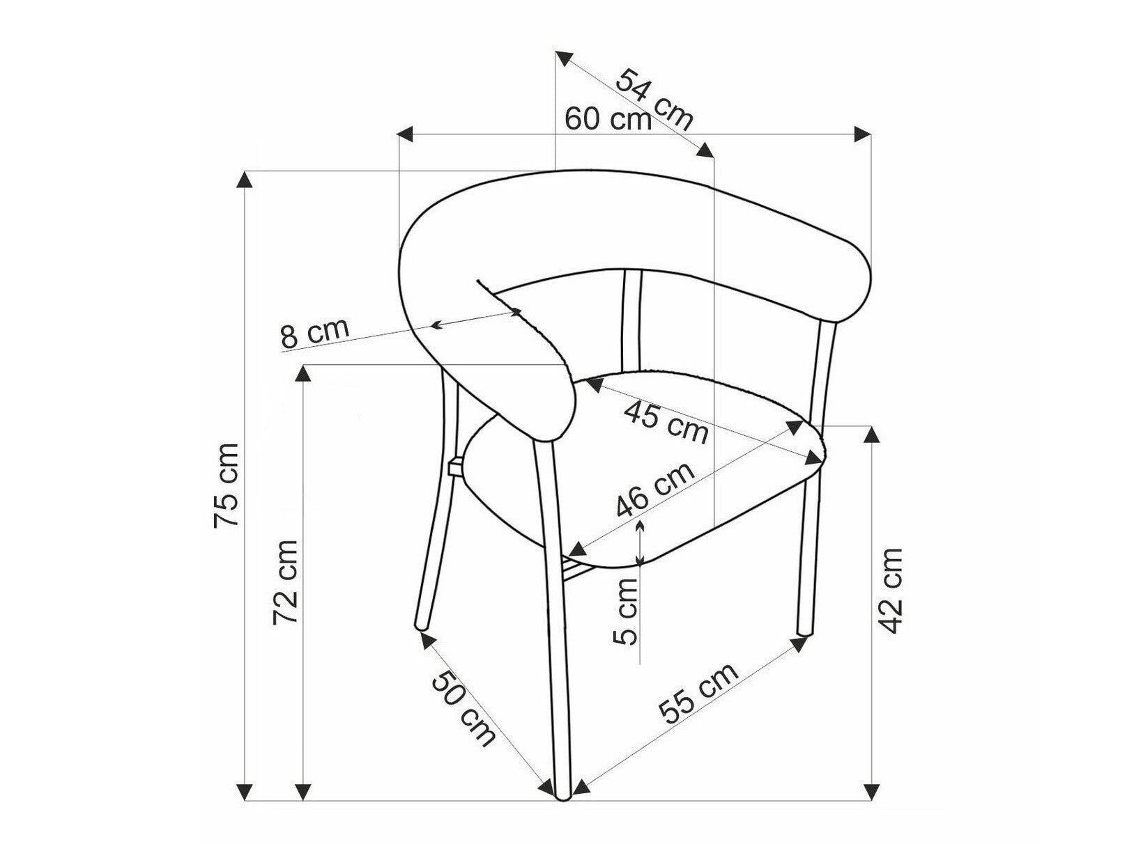 Spisestue-sæt Houston 1839