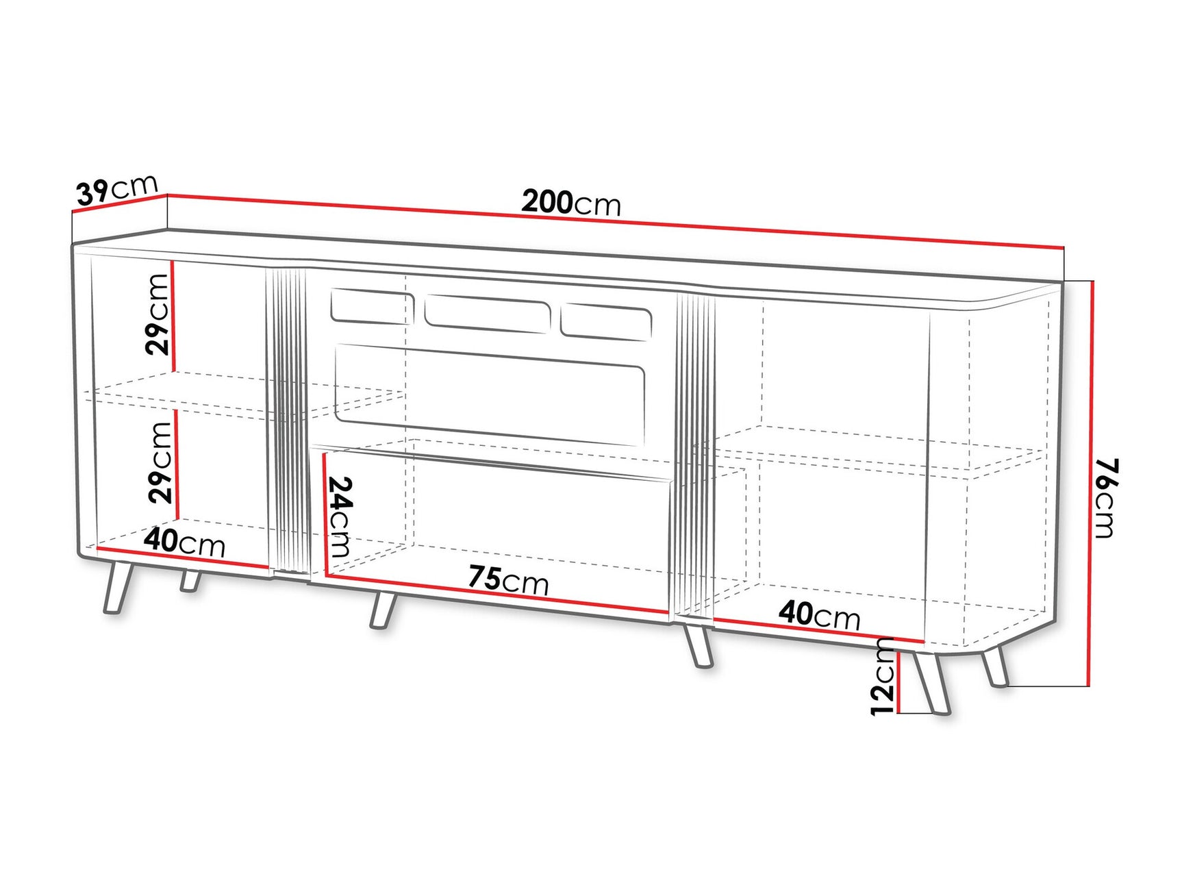 Skænk Charlotte 202