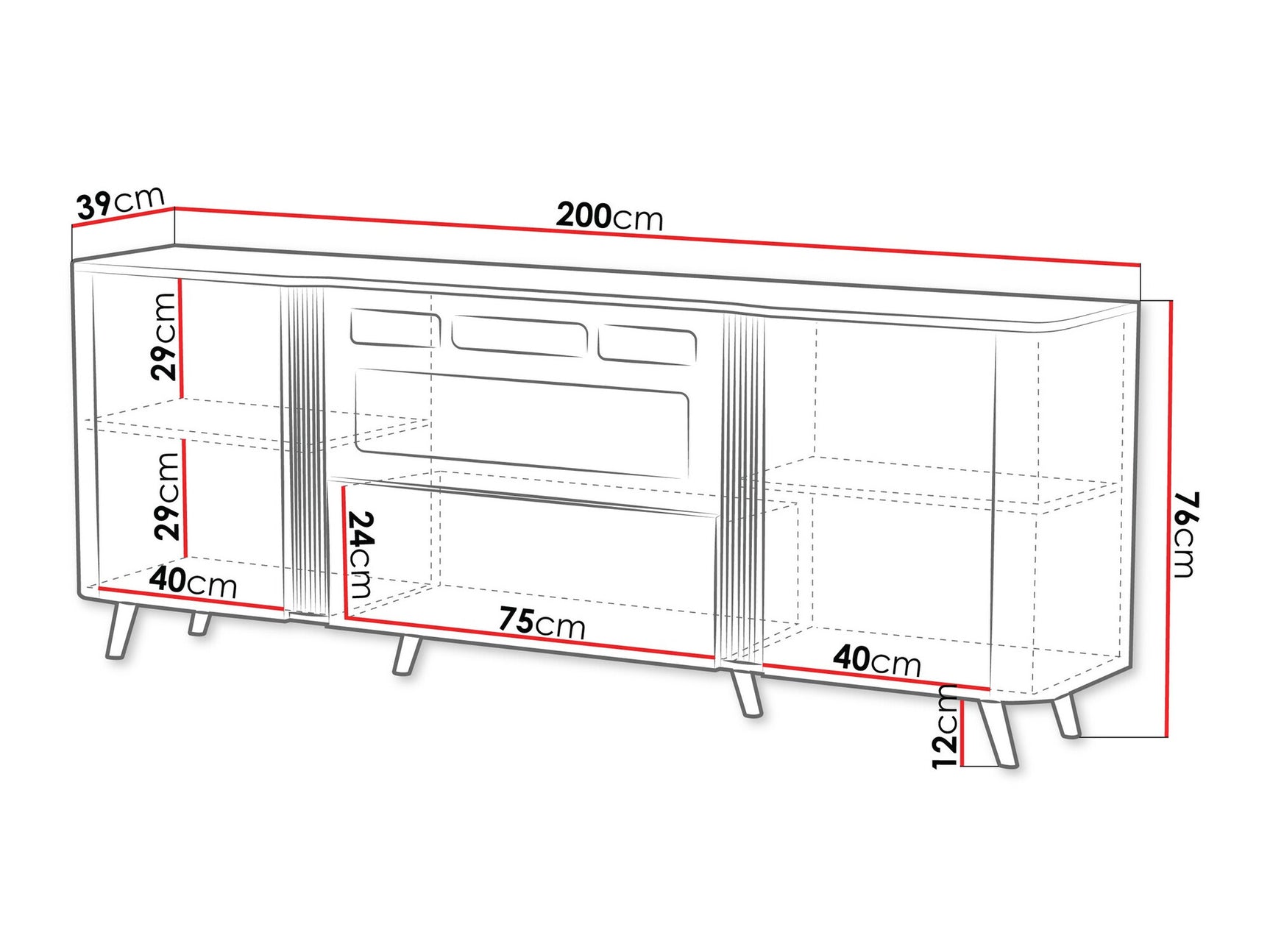 Skænk Charlotte 202